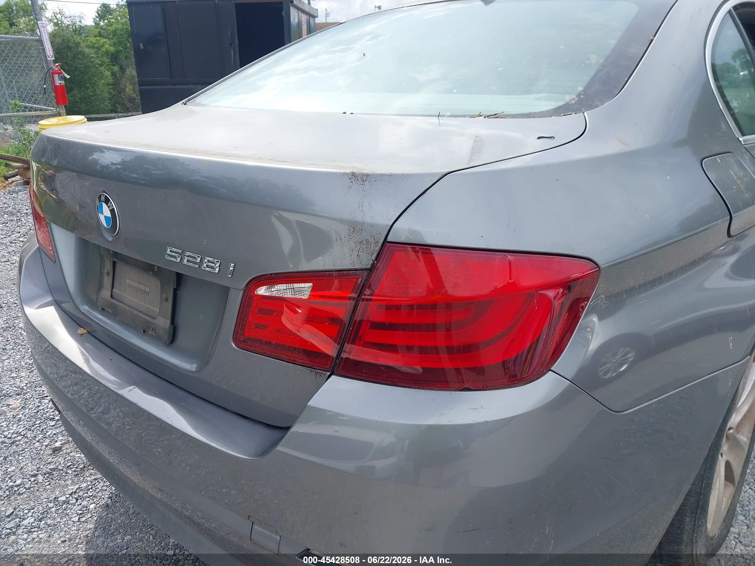 2011 Bmw 528i   Gray vin: WBAFR1C59BC742733