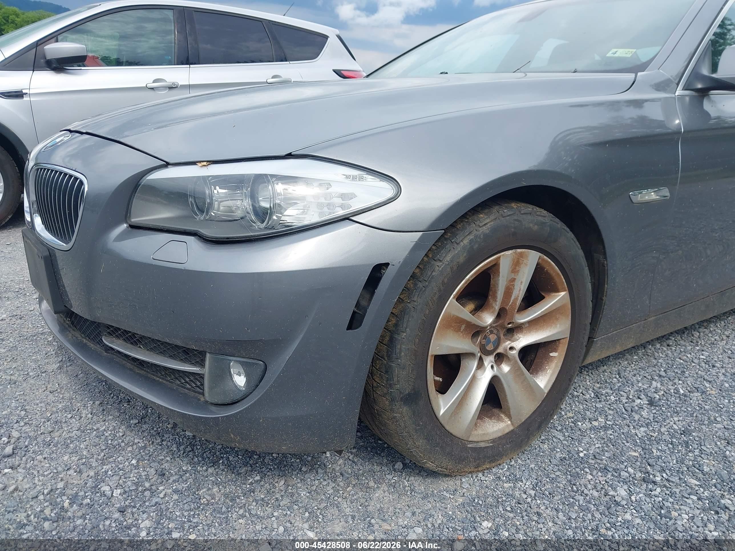 2011 Bmw 528i   Gray vin: WBAFR1C59BC742733