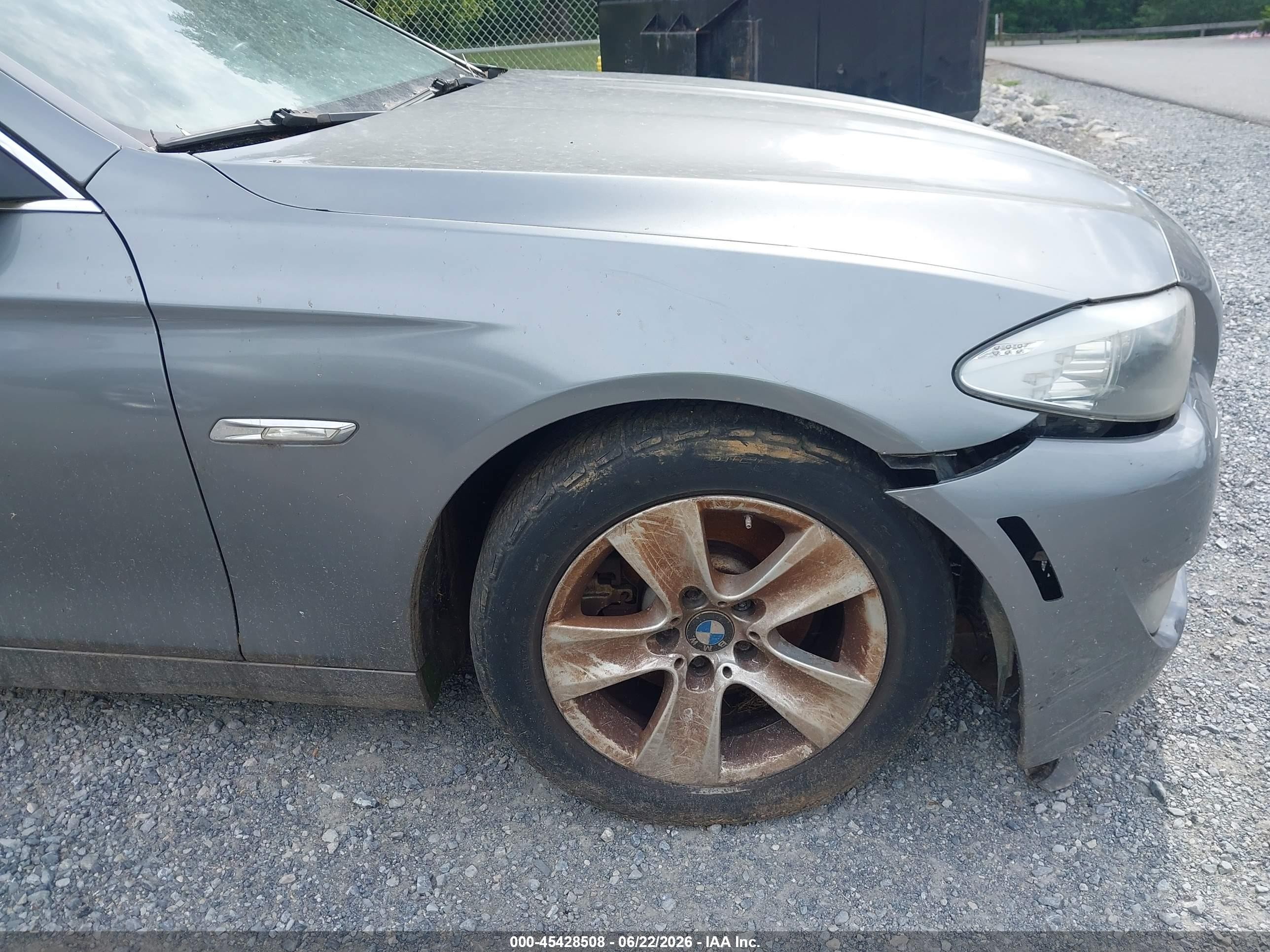 2011 Bmw 528i   Gray vin: WBAFR1C59BC742733