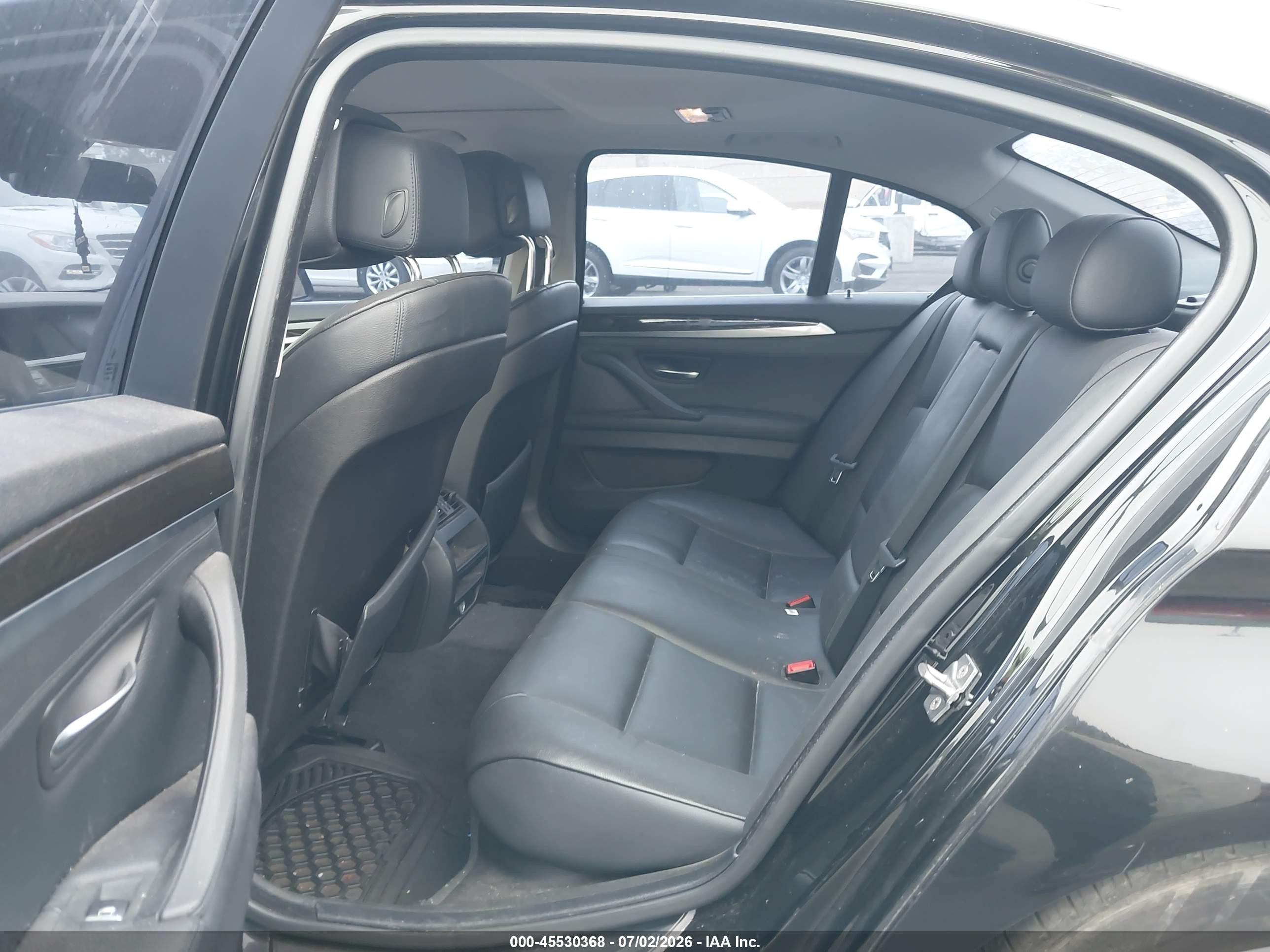 2011 Bmw 528i Black vin: WBAFR1C59BC748077
