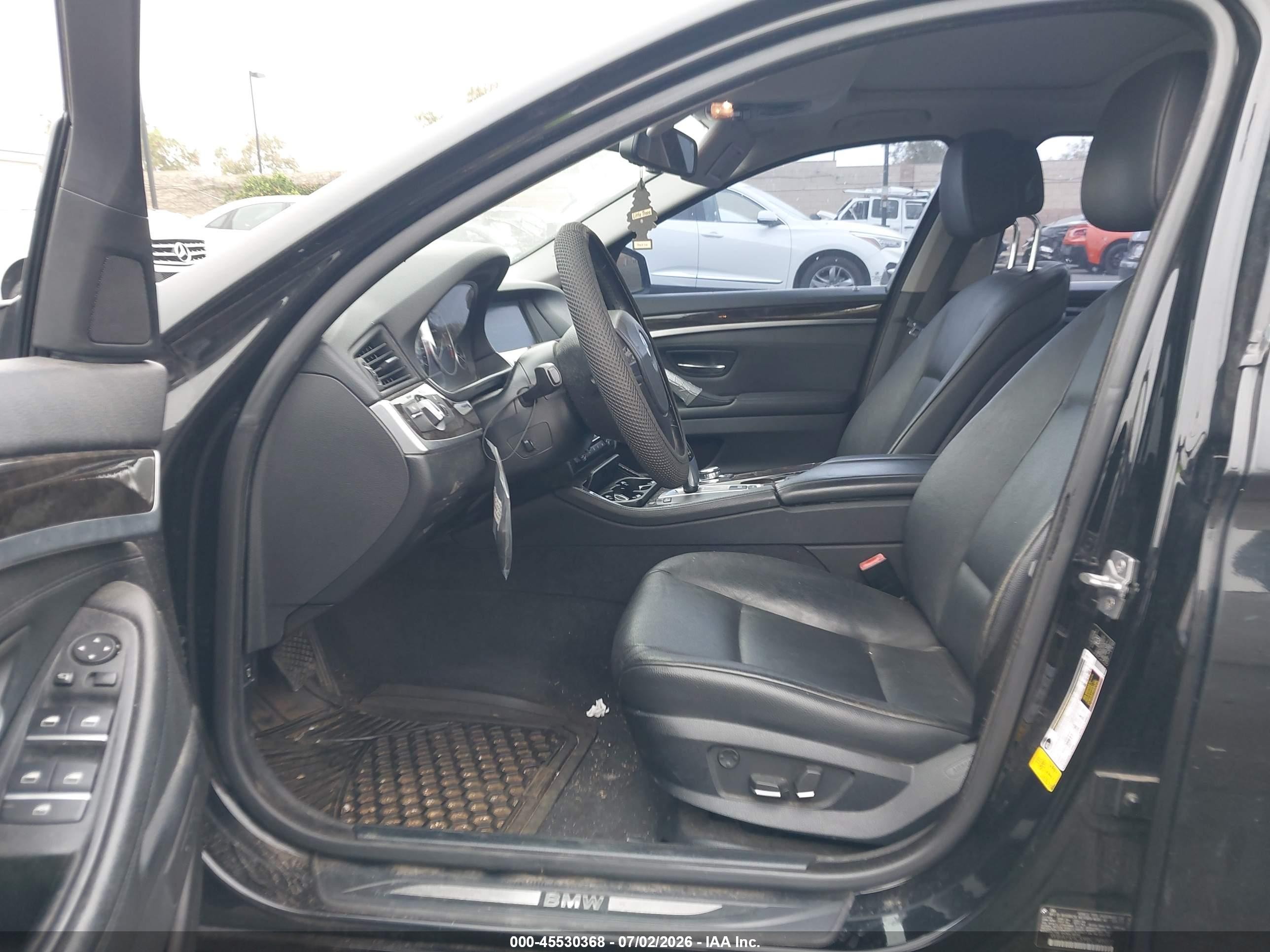 2011 Bmw 528i Black vin: WBAFR1C59BC748077