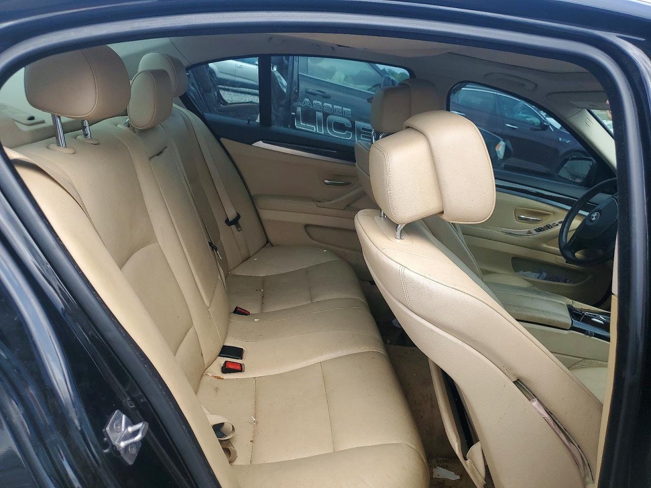 2011 Bmw 528 I Черный vin: WBAFR1C59BC750380