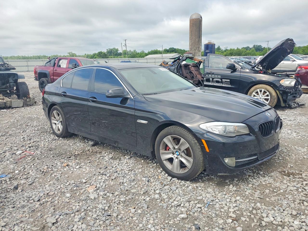 2011 Bmw 528 I Черный vin: WBAFR1C59BC750380
