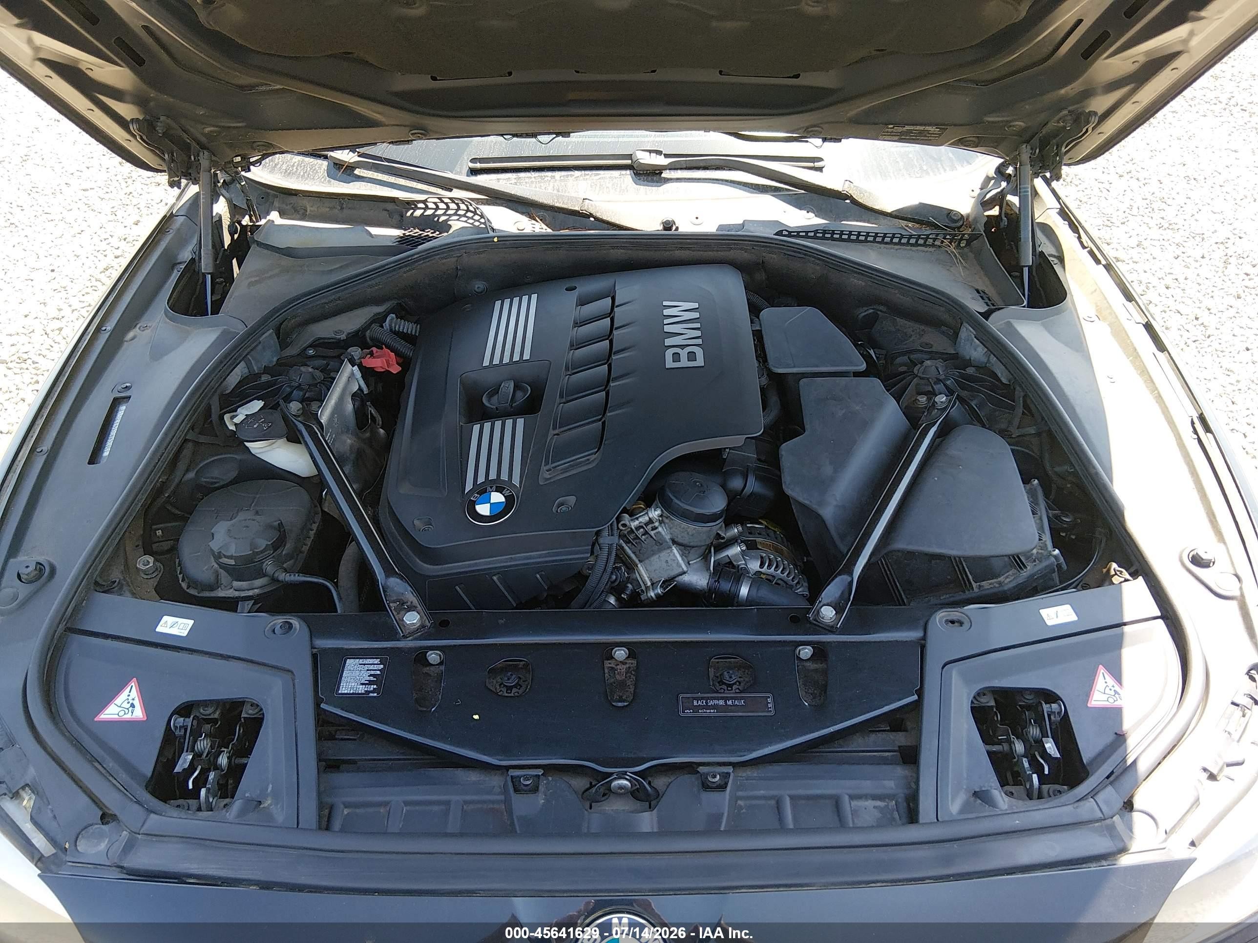 2011 Bmw 528i   Черный vin: WBAFR1C59BC750606
