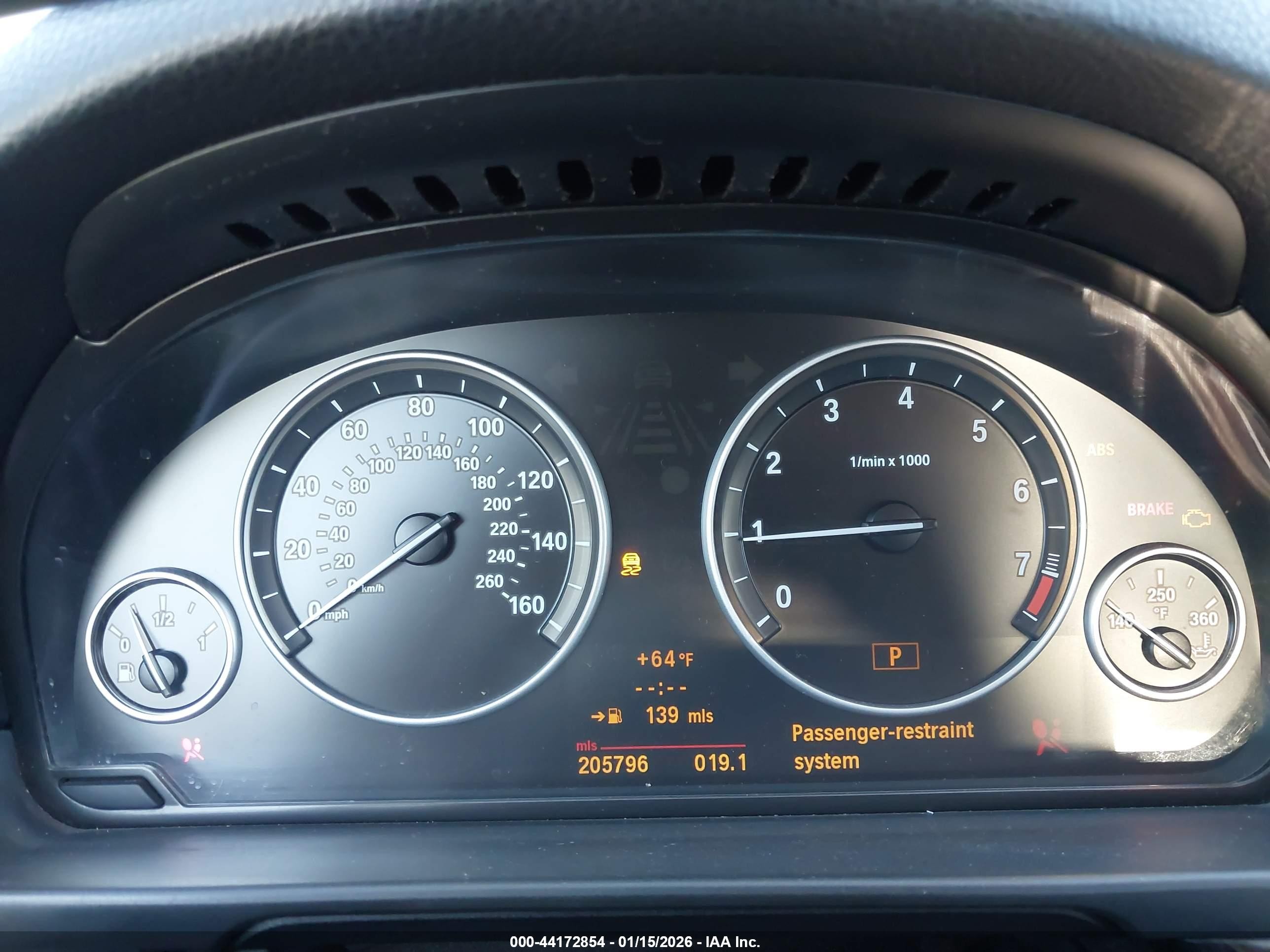 2011 Bmw 528i   Серый vin: WBAFR1C5XBC737508