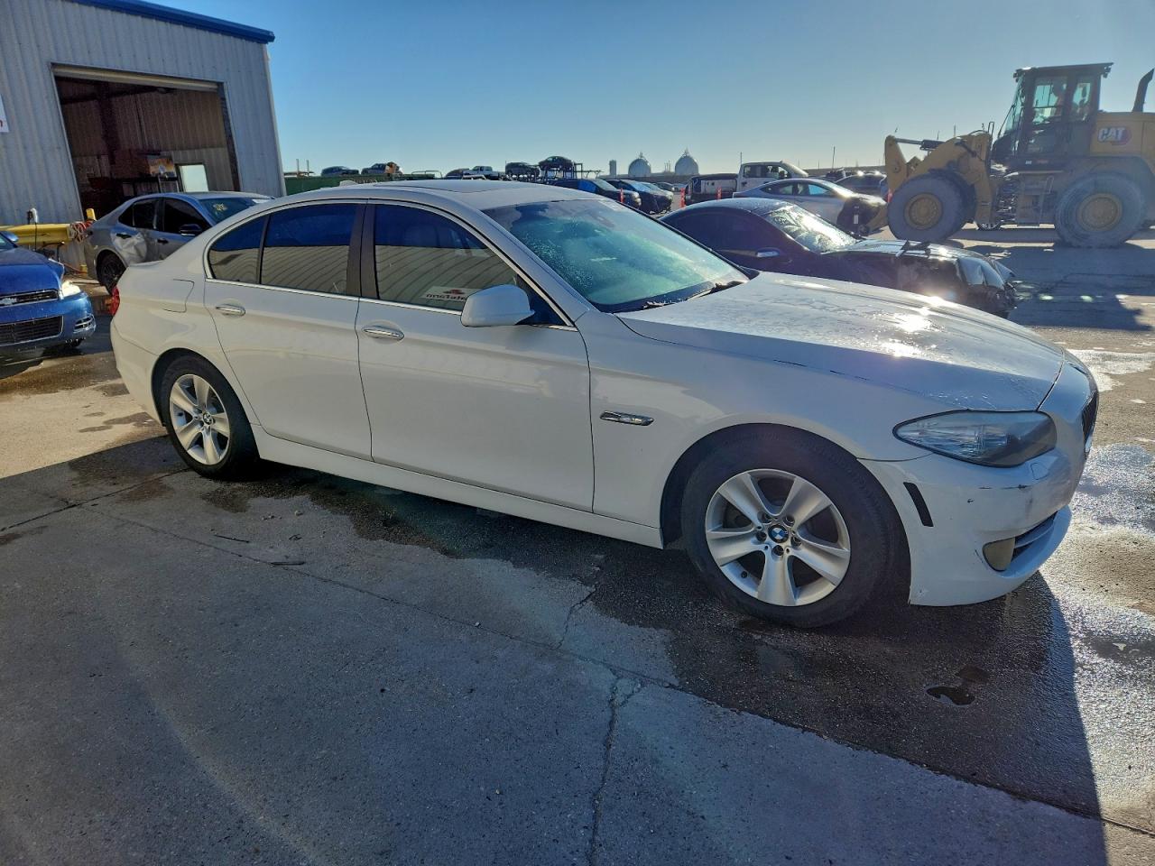 2011 Bmw 528 I White vin: WBAFR1C5XBC743521