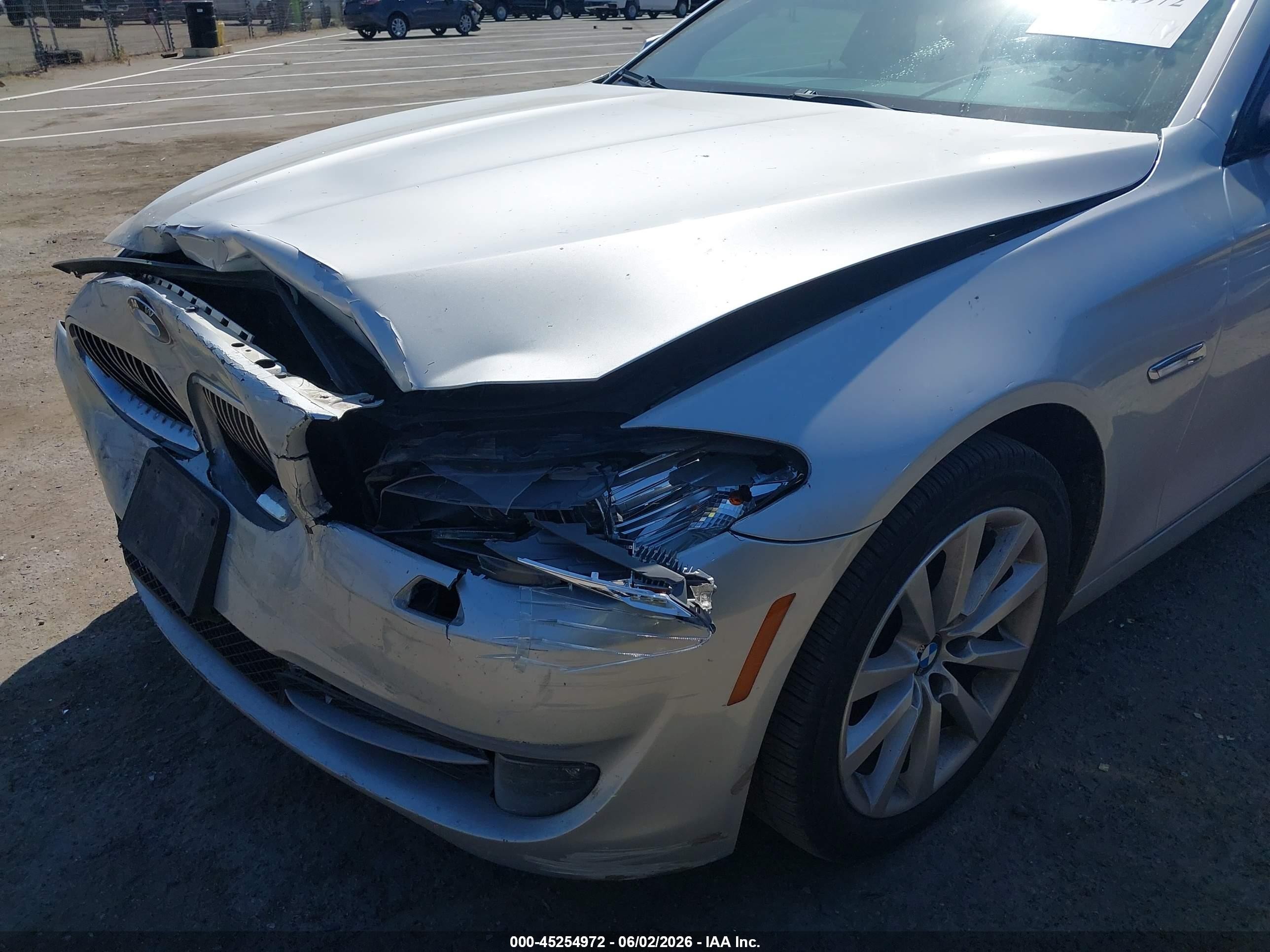 2011 Bmw 528i   Silver vin: WBAFR1C5XBC744412