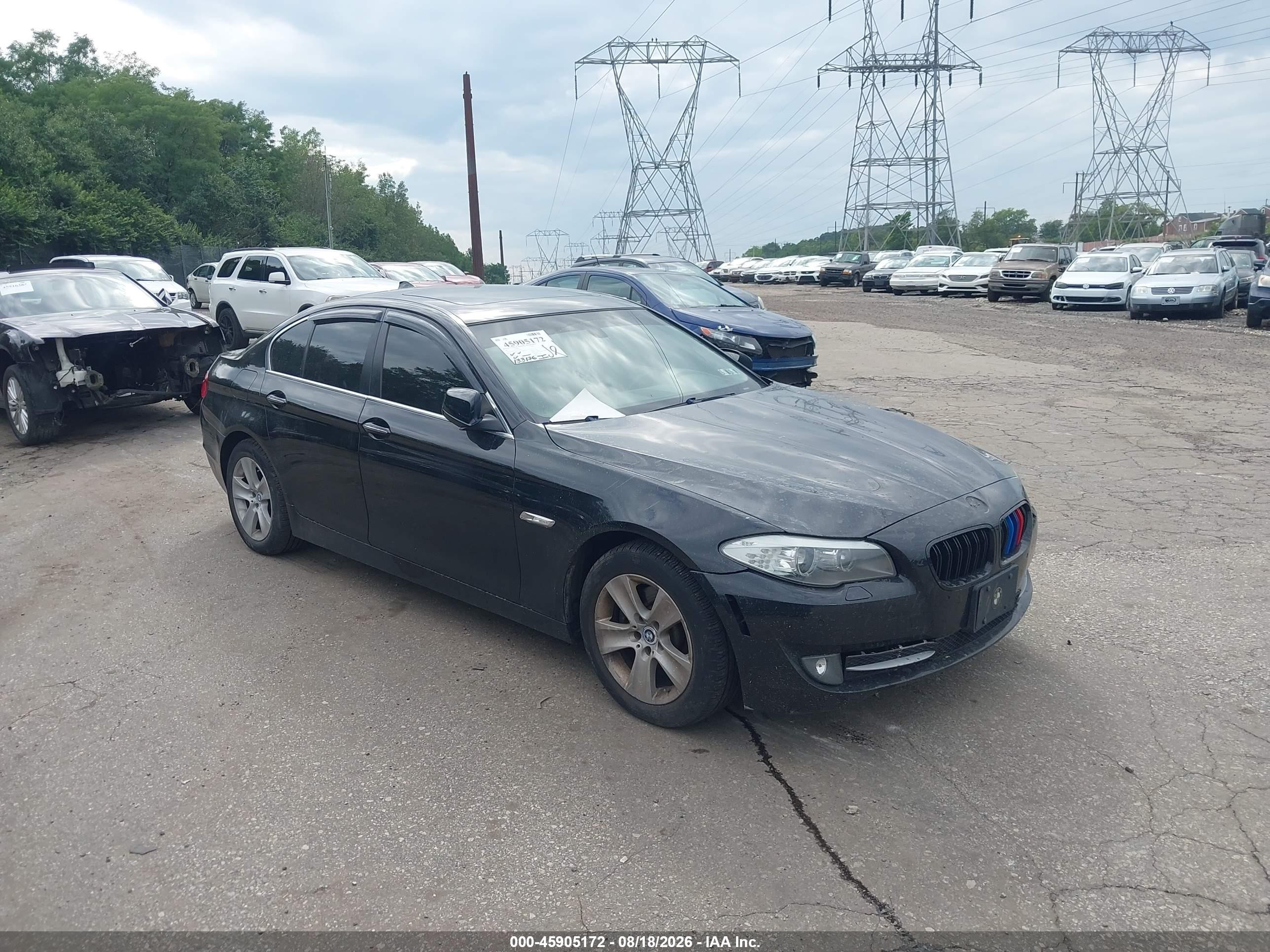 2011 Bmw 535i   Black vin: WBAFR7C50BC603433