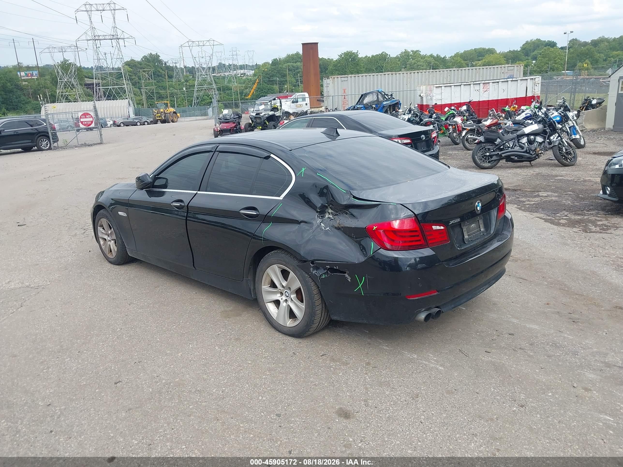 2011 Bmw 535i   Black vin: WBAFR7C50BC603433