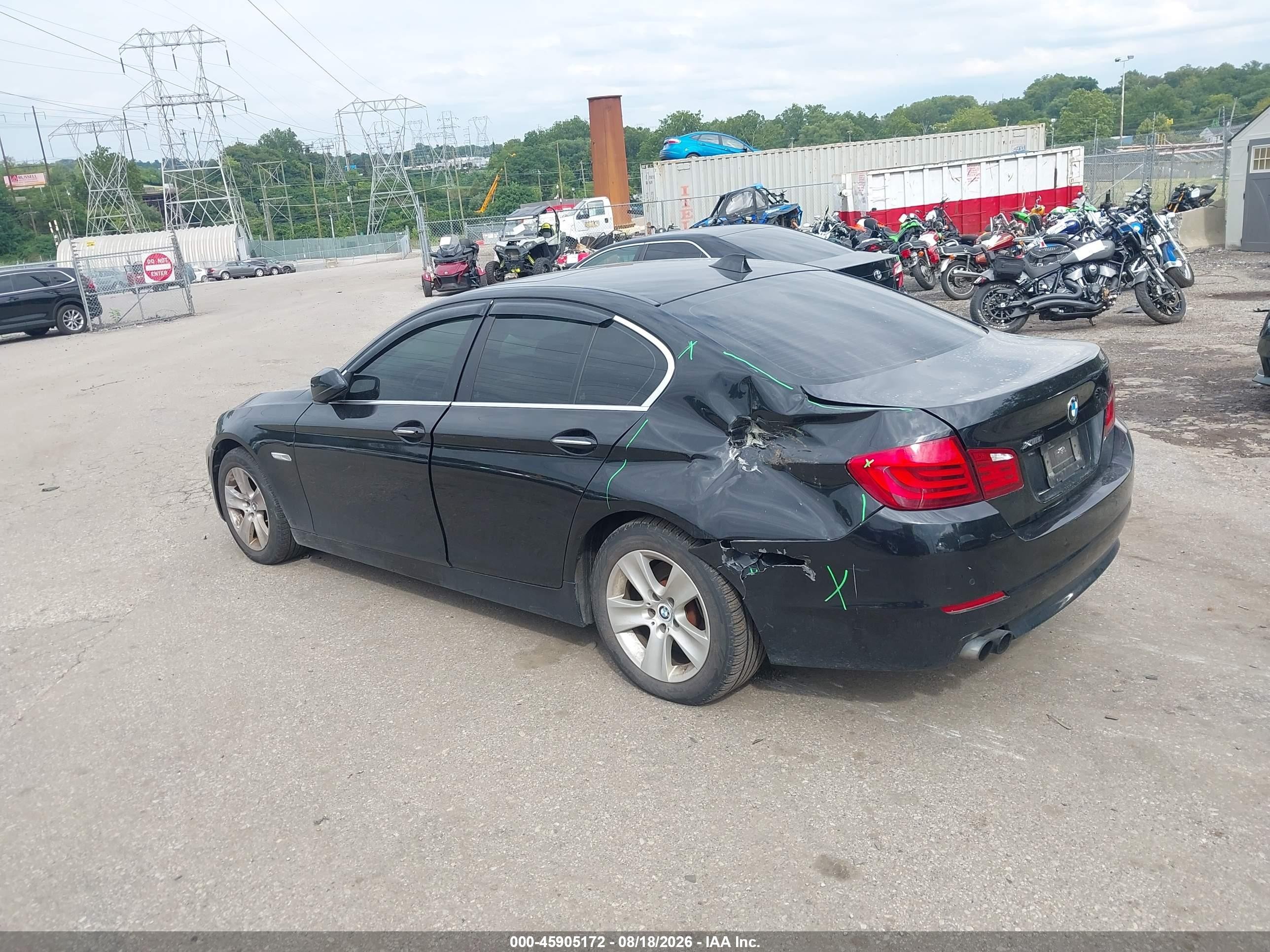2011 Bmw 535i   Black vin: WBAFR7C50BC603433