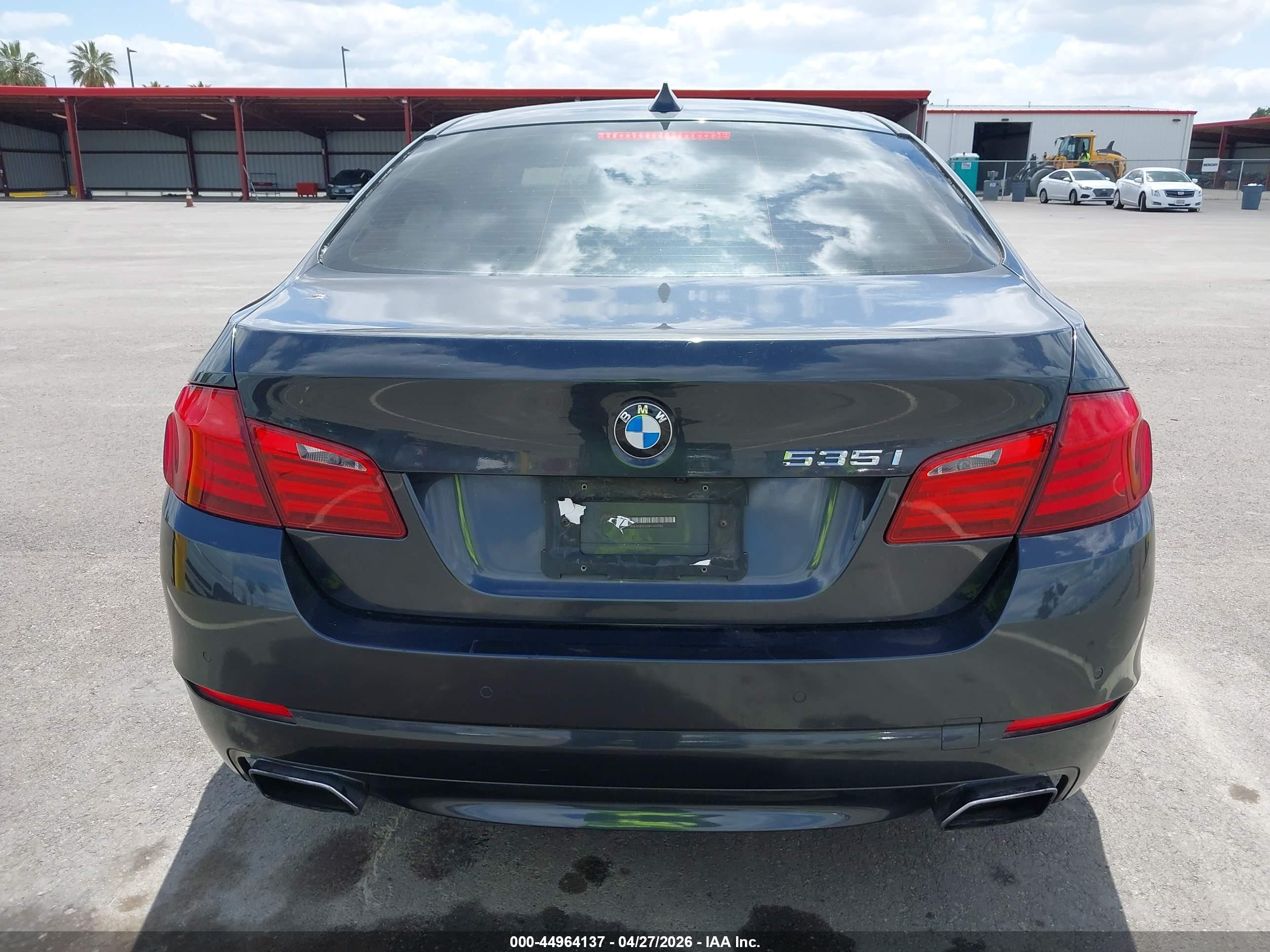 2011 Bmw 535i   Black vin: WBAFR7C50BC603786