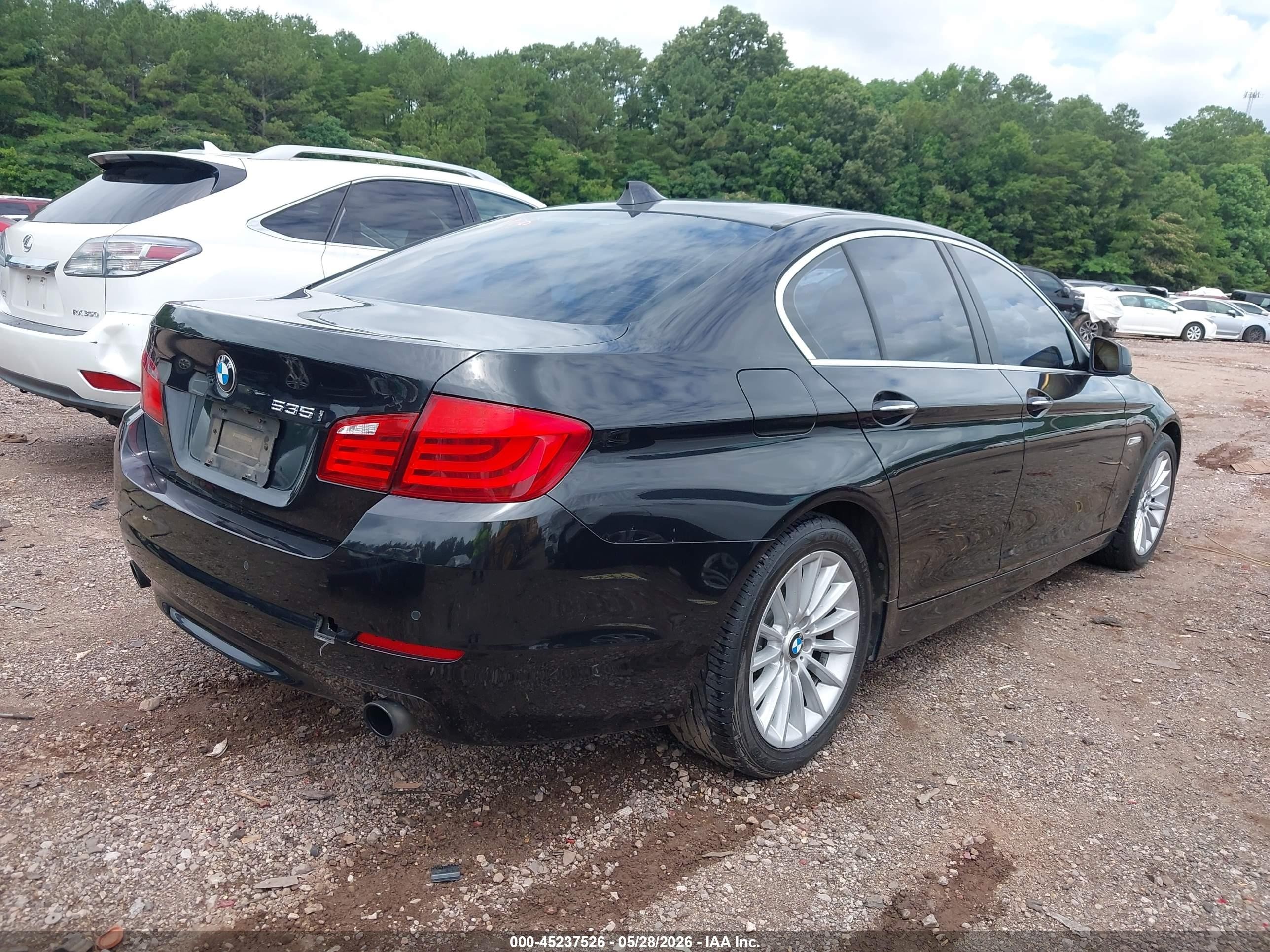 2011 Bmw 535i   Black vin: WBAFR7C50BC608938