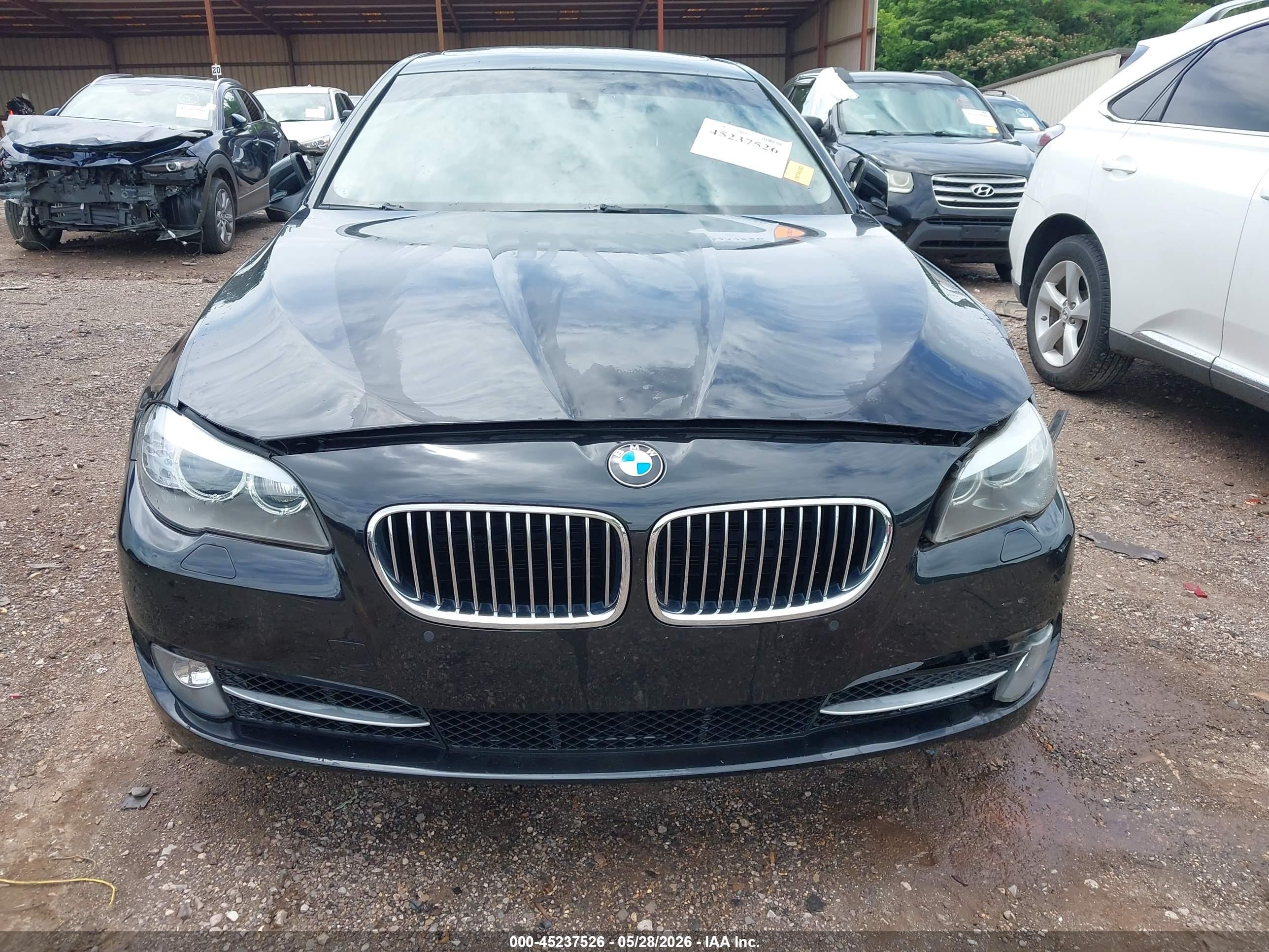 2011 Bmw 535i   Black vin: WBAFR7C50BC608938