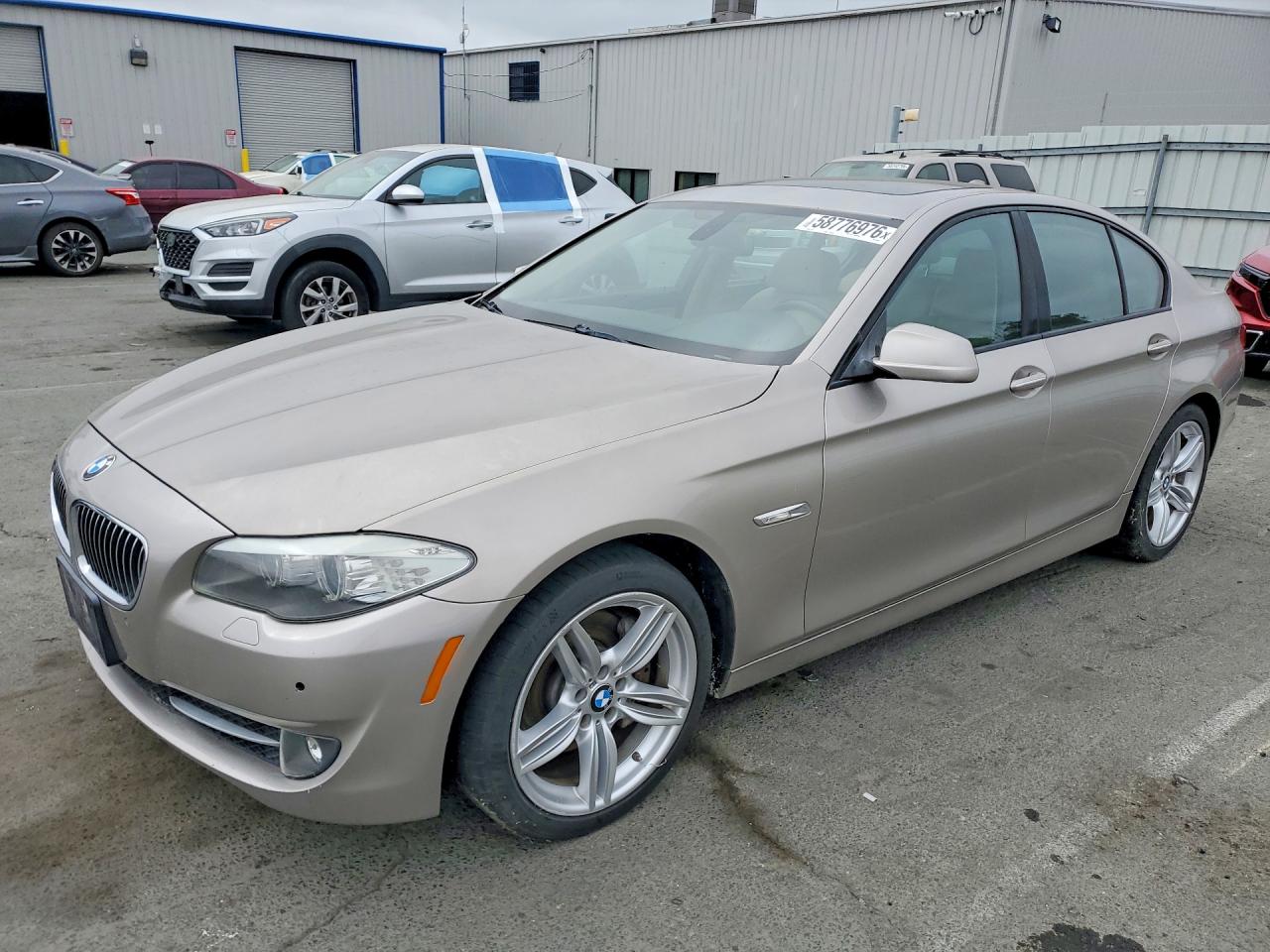 2011 Bmw 535 I Silver vin: WBAFR7C50BC800957
