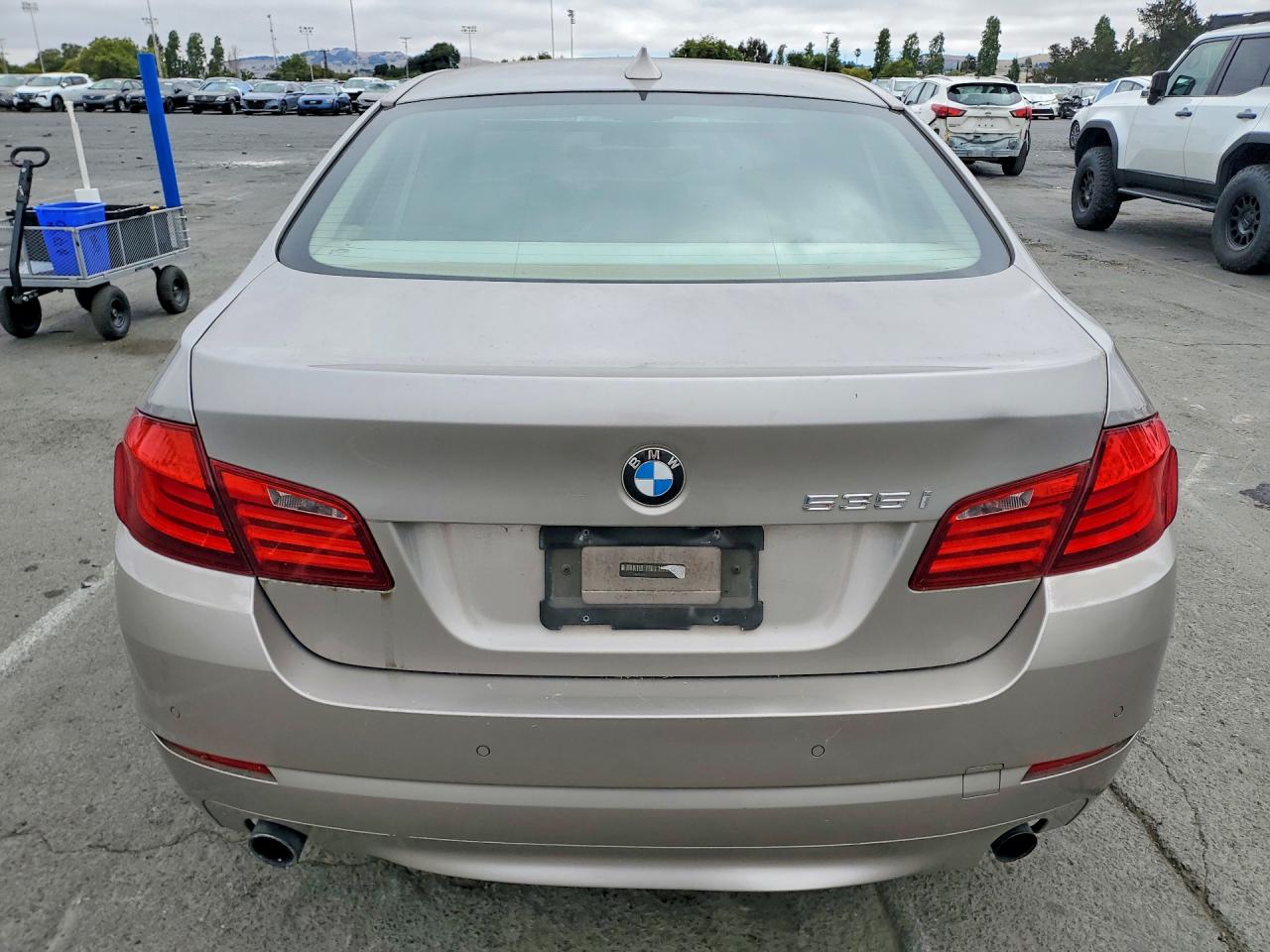2011 Bmw 535 I Silver vin: WBAFR7C50BC800957
