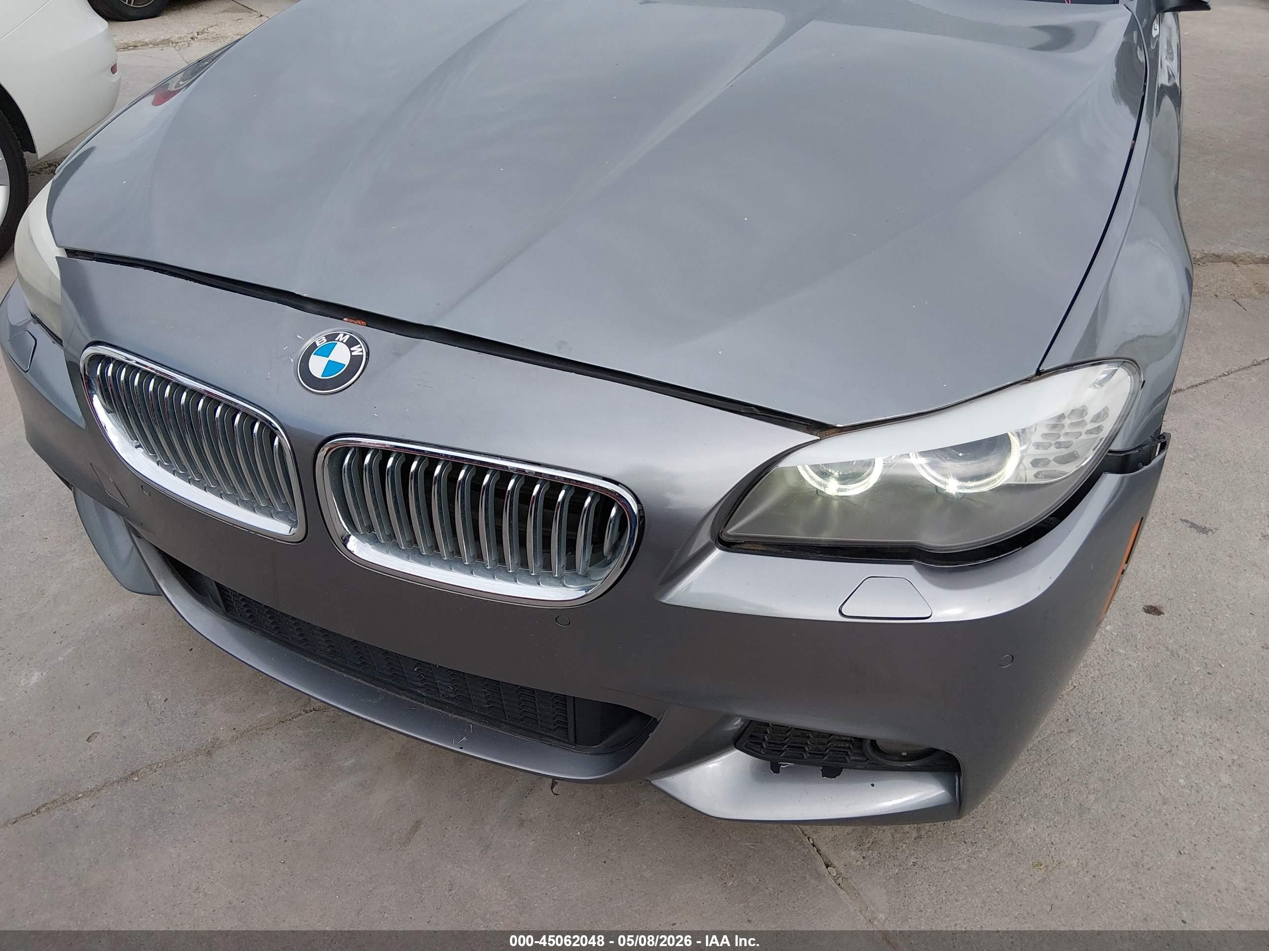 2011 Bmw 535i Silver vin: WBAFR7C50BC801445