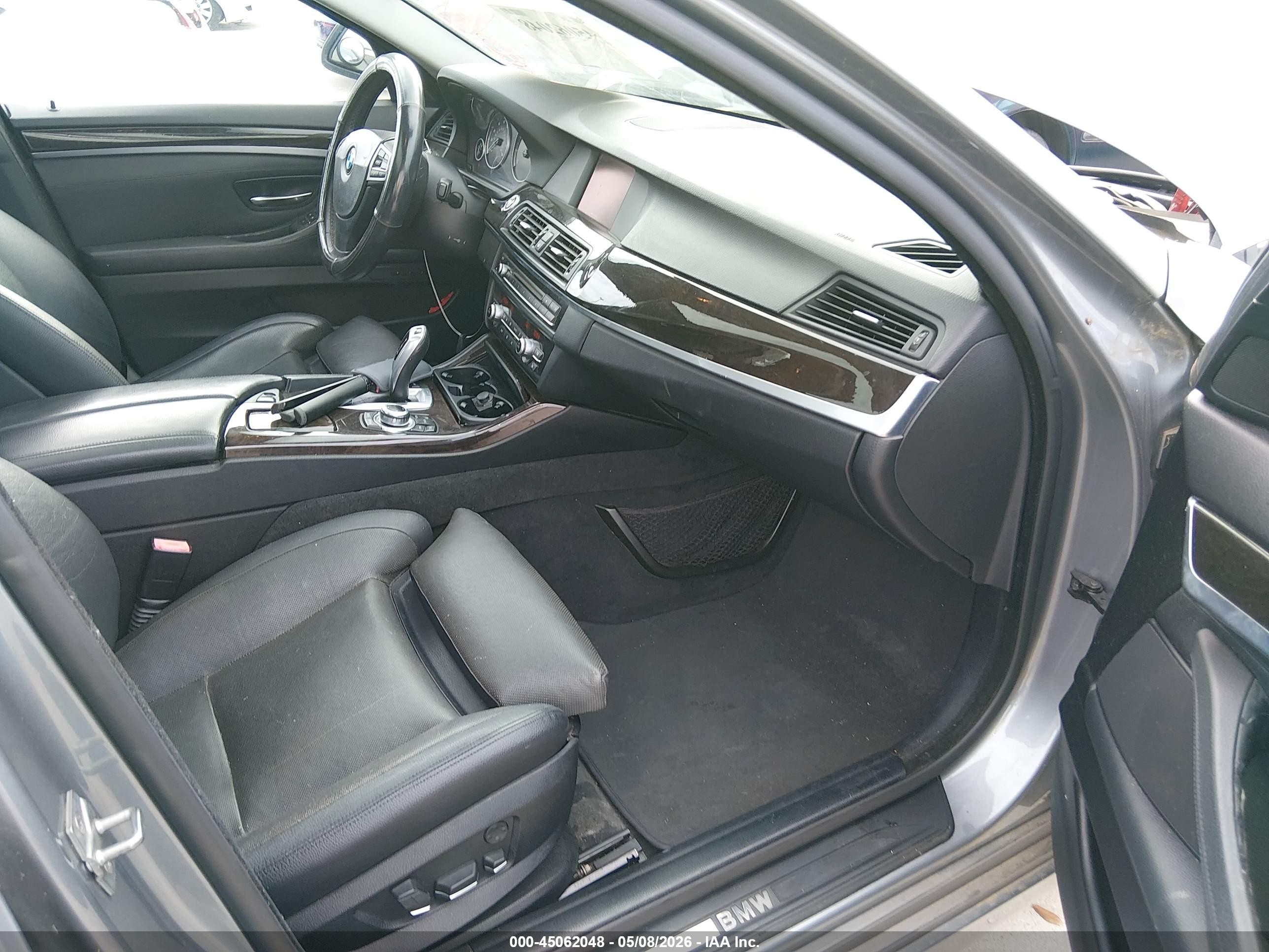 2011 Bmw 535i Silver vin: WBAFR7C50BC801445