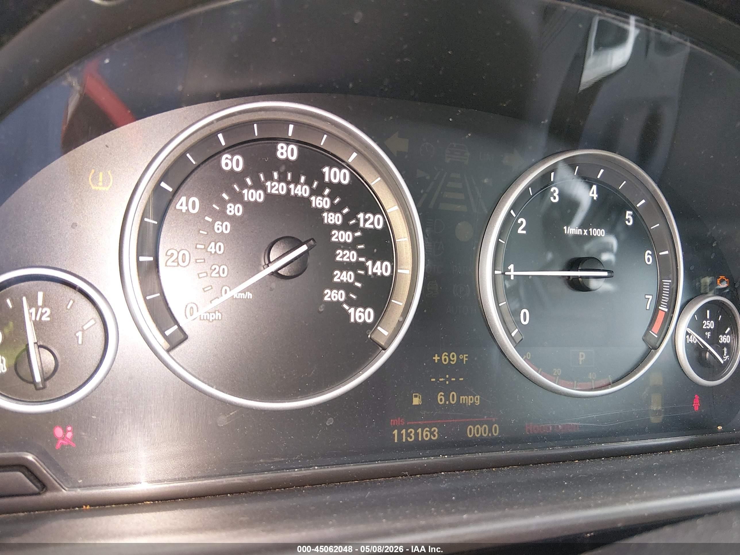 2011 Bmw 535i Silver vin: WBAFR7C50BC801445