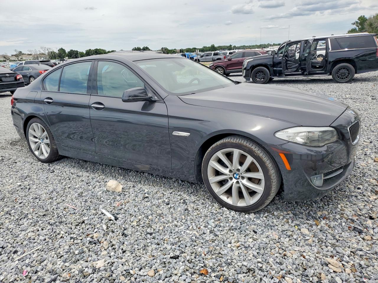 2011 Bmw 5 Series Black vin: WBAFR7C50BC802935