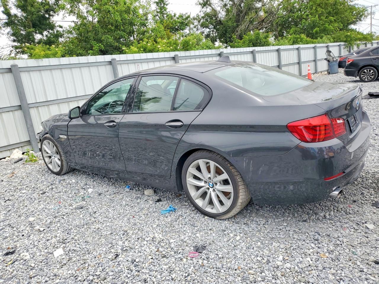 2011 Bmw 5 Series Black vin: WBAFR7C50BC802935