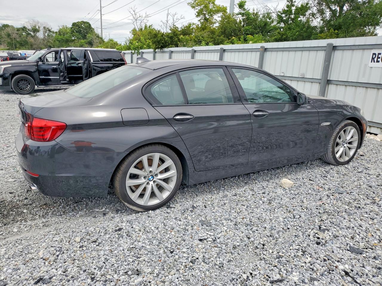 2011 Bmw 5 Series Black vin: WBAFR7C50BC802935