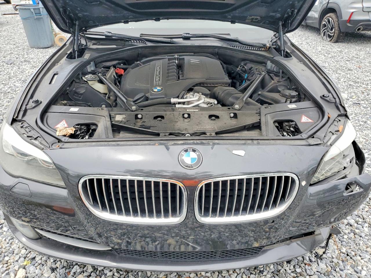 2011 Bmw 5 Series Black vin: WBAFR7C50BC802935