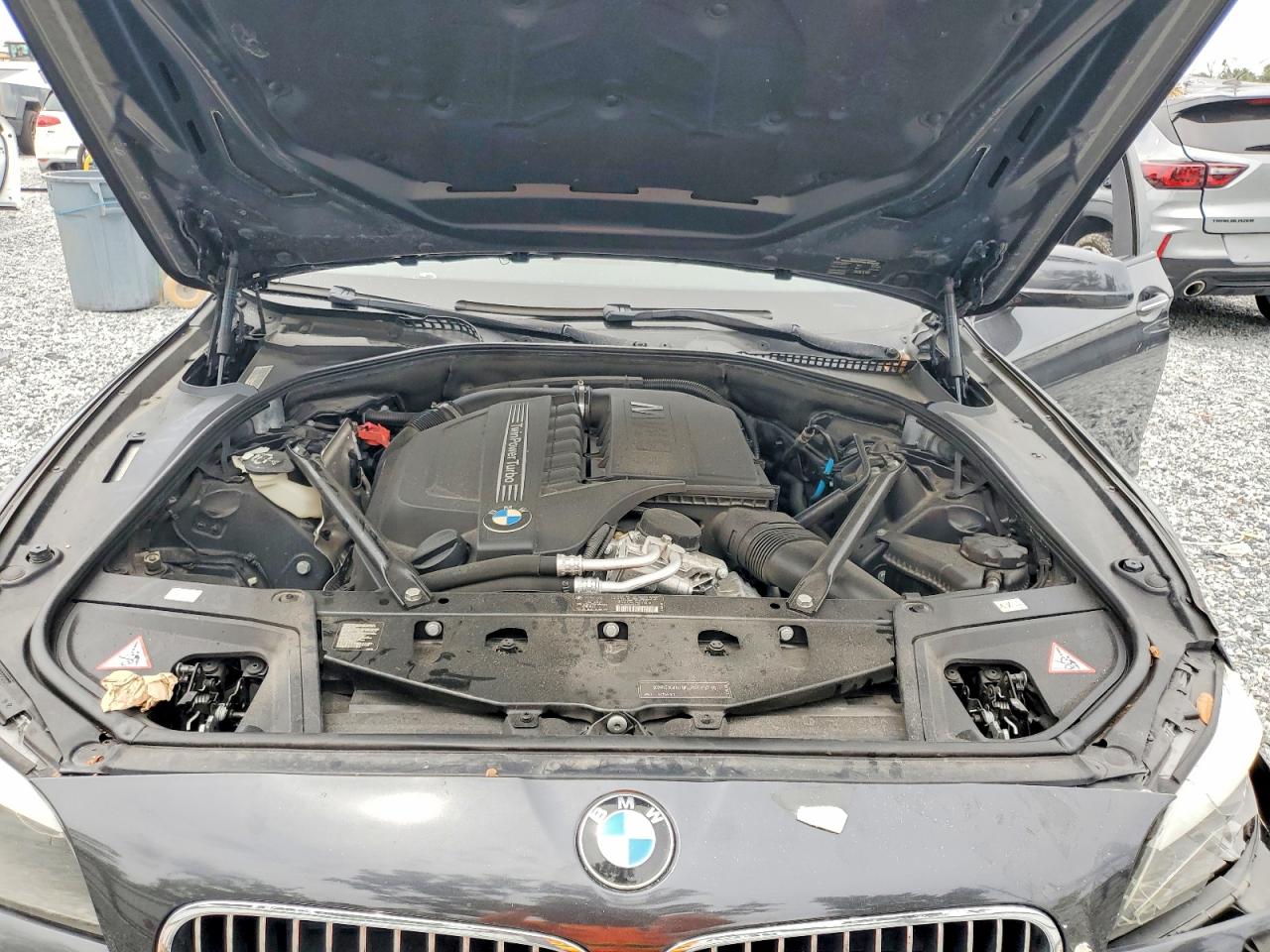 2011 Bmw 5 Series Black vin: WBAFR7C50BC802935
