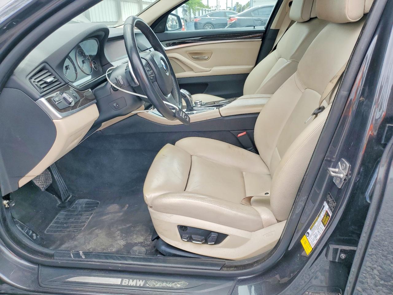 2011 Bmw 5 Series Black vin: WBAFR7C50BC802935