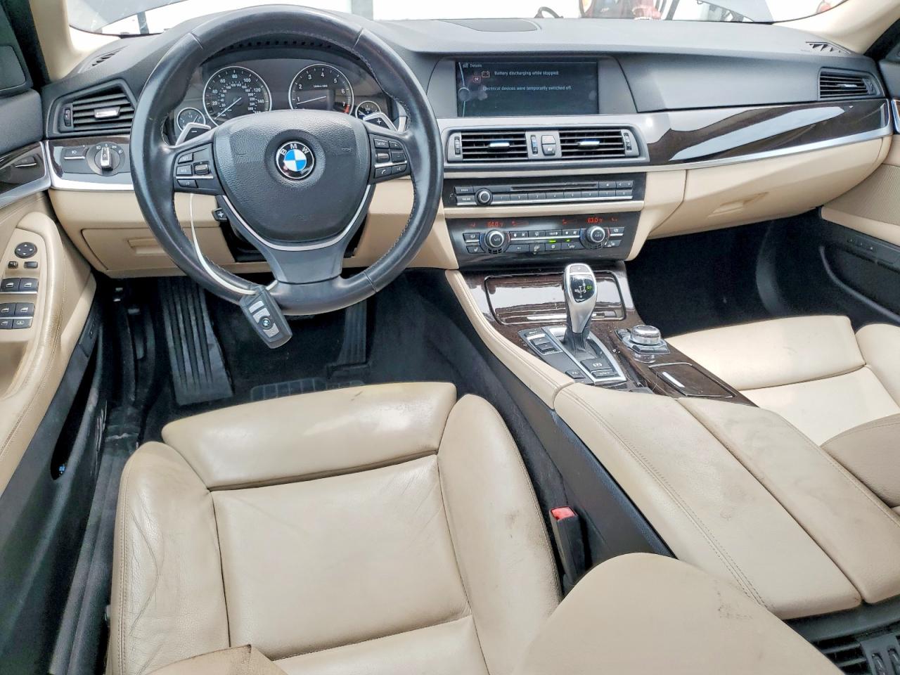 2011 Bmw 5 Series Black vin: WBAFR7C50BC802935