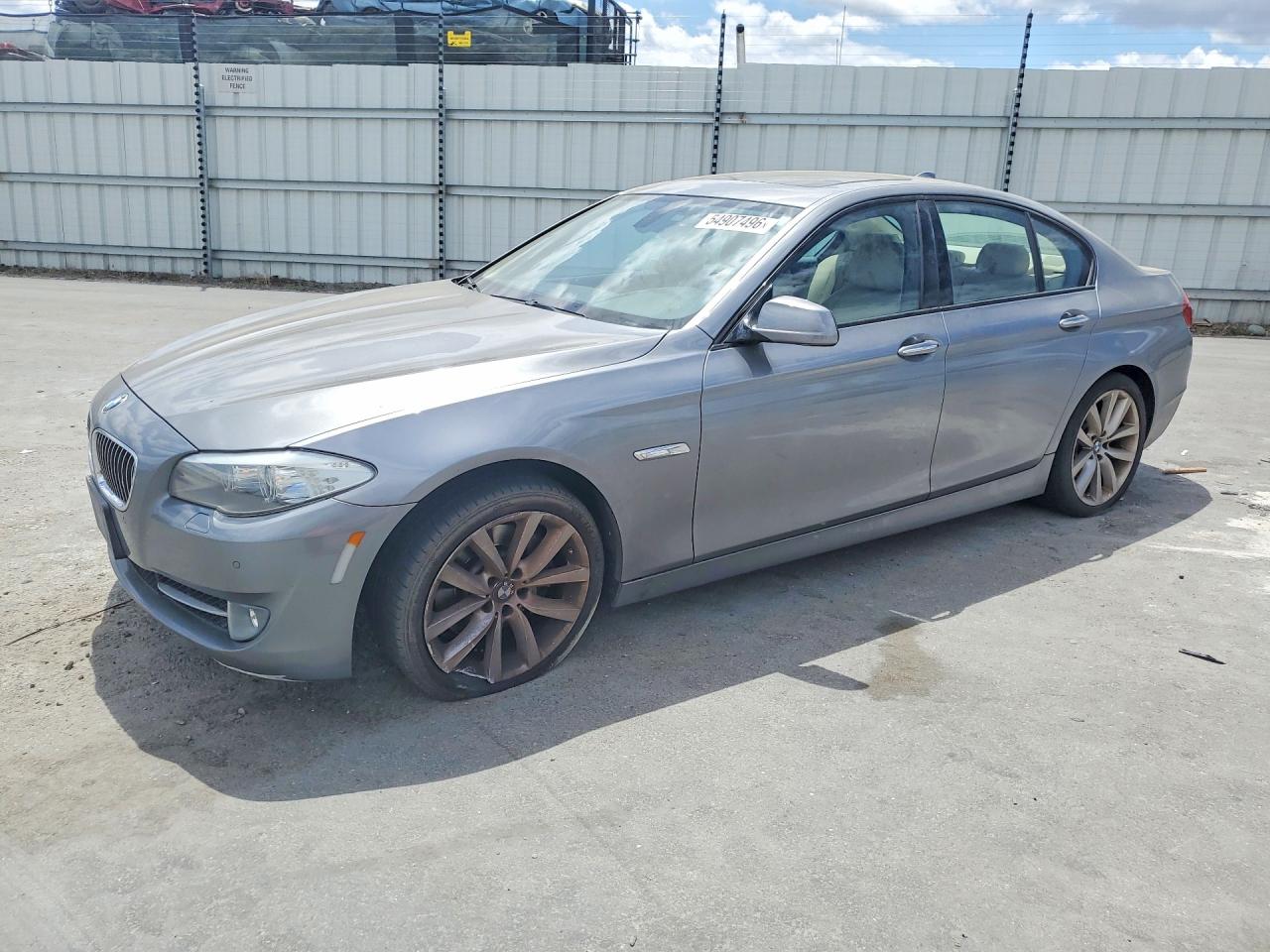 2011 Bmw 535 I Gray vin: WBAFR7C50BC807343