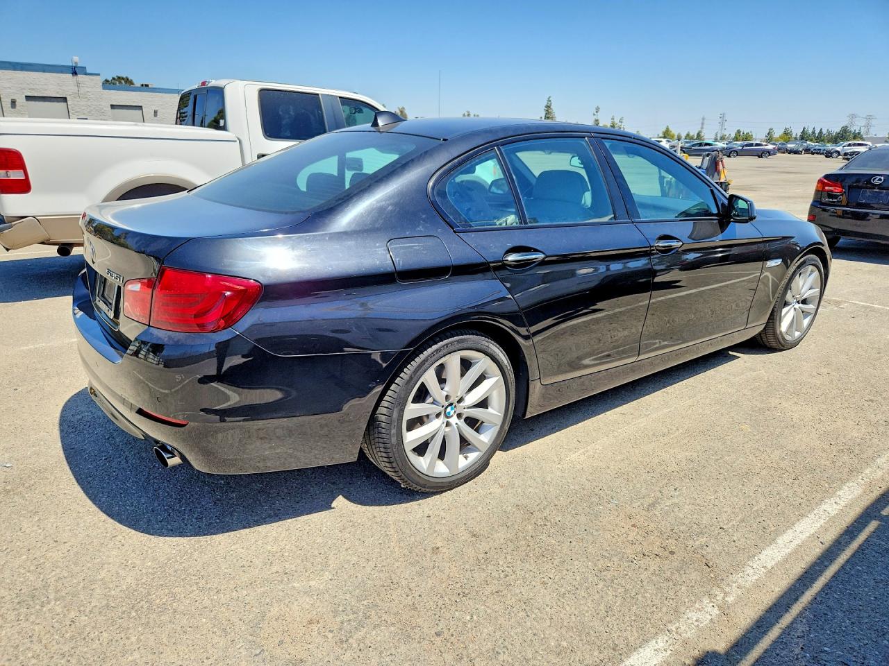 2012 Bmw 535 I Black vin: WBAFR7C50CC812527