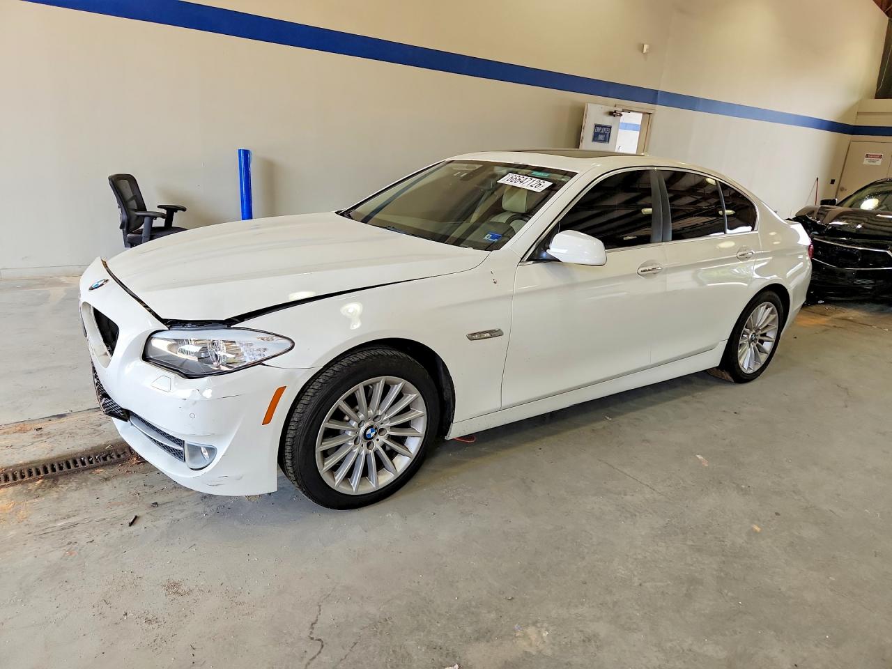 2012 Bmw 535 I White vin: WBAFR7C50CC814195