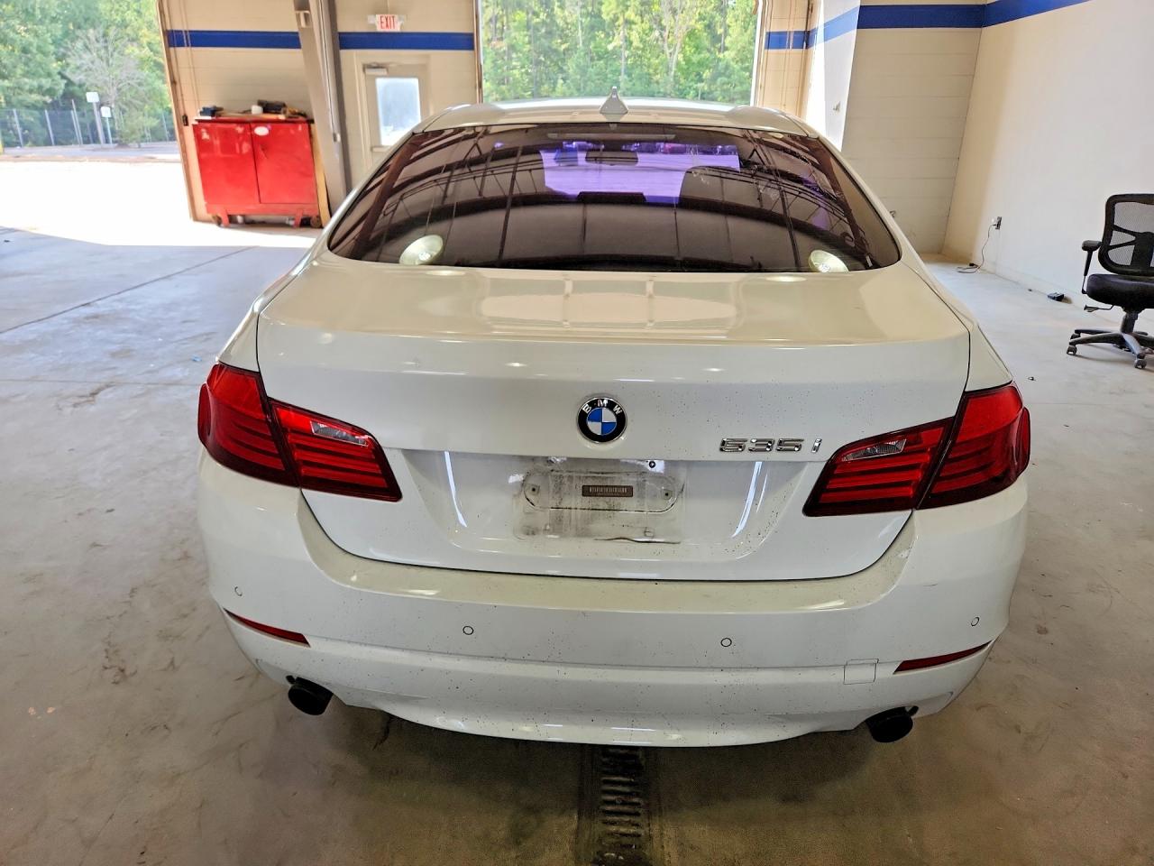 2012 Bmw 535 I White vin: WBAFR7C50CC814195
