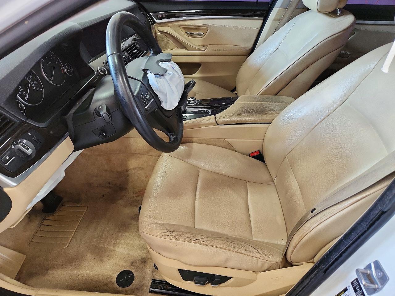 2012 Bmw 535 I White vin: WBAFR7C50CC814195