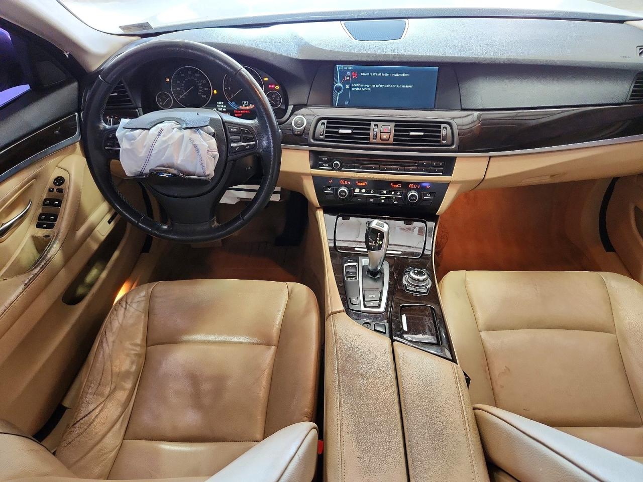 2012 Bmw 535 I White vin: WBAFR7C50CC814195