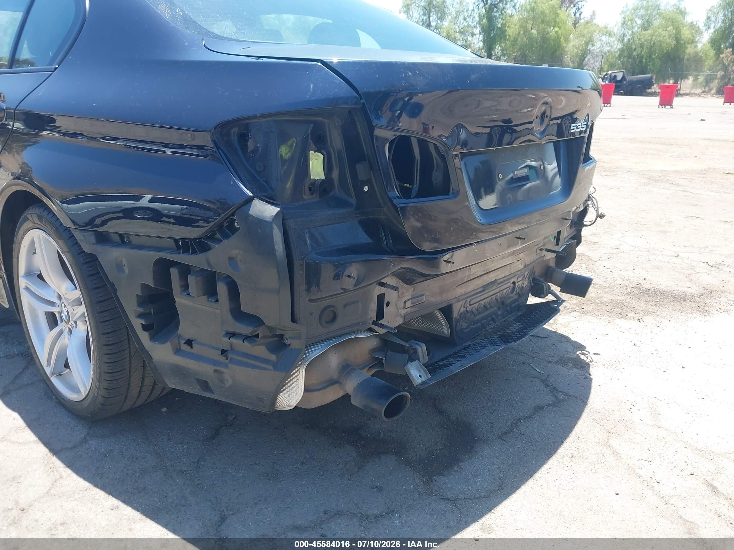 2013 Bmw 535i   Синий vin: WBAFR7C50DC817888