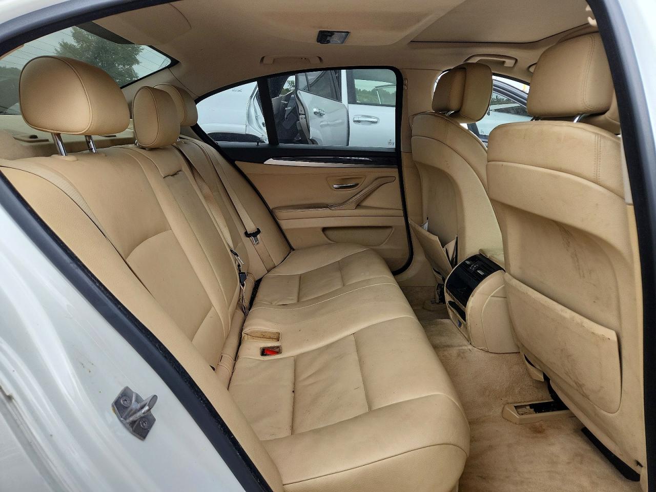 2013 Bmw 535 I White vin: WBAFR7C50DC818264
