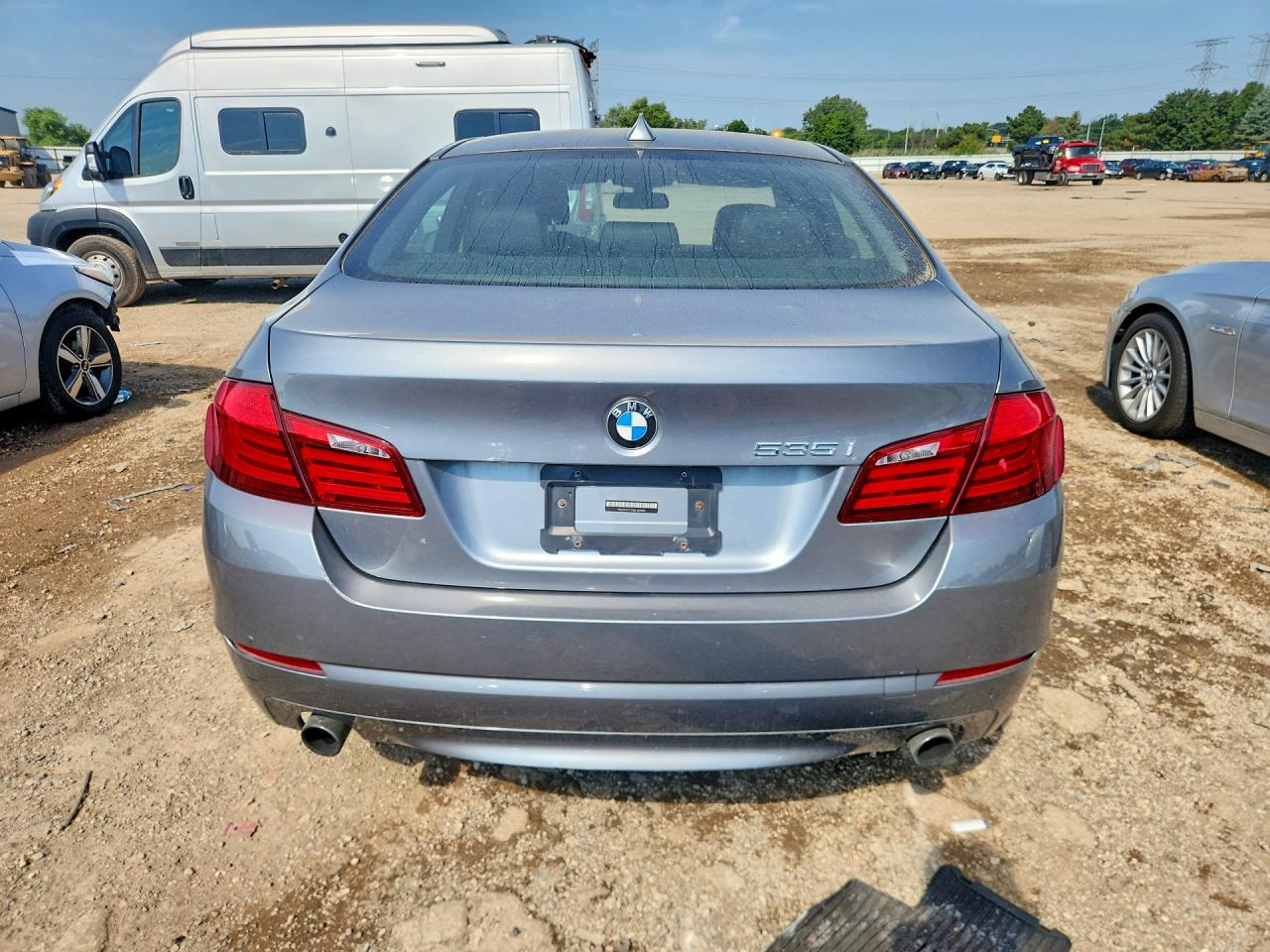 2011 Bmw 535 I Gray vin: WBAFR7C51BC601285