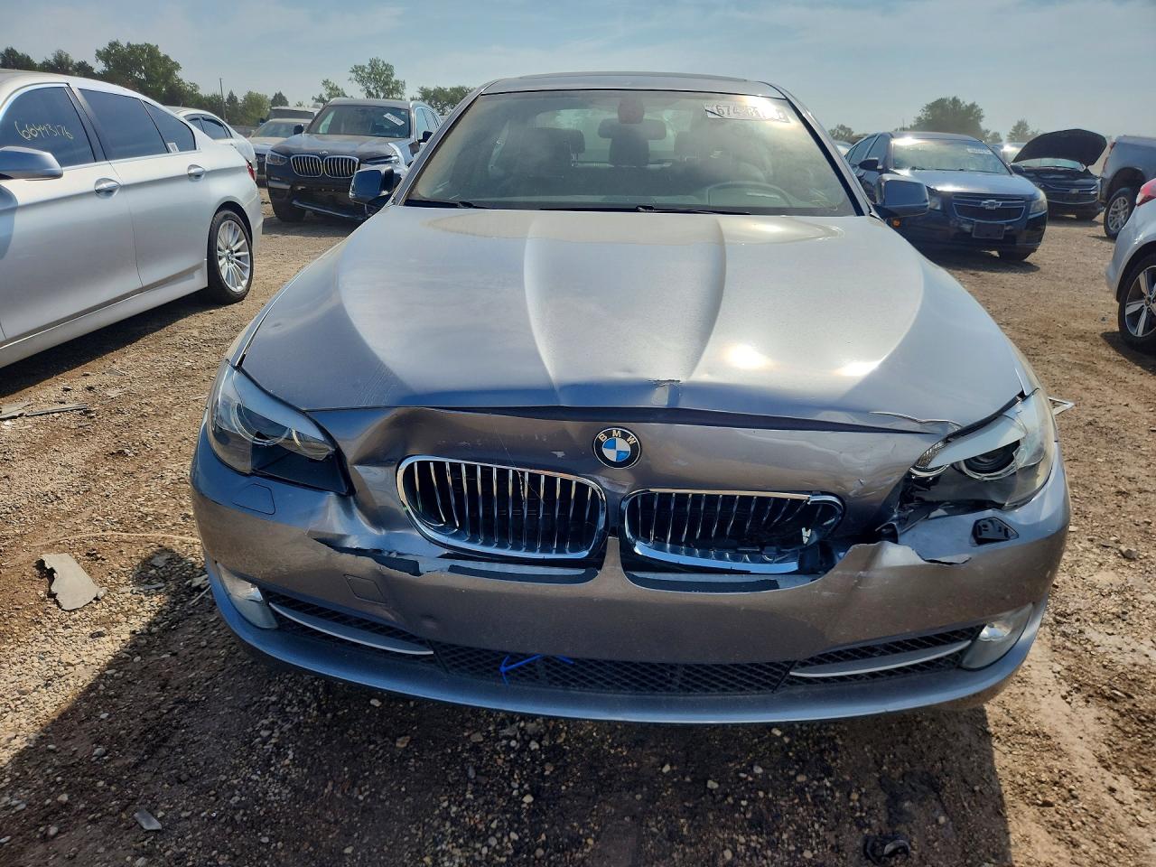 2011 Bmw 535 I Gray vin: WBAFR7C51BC601285