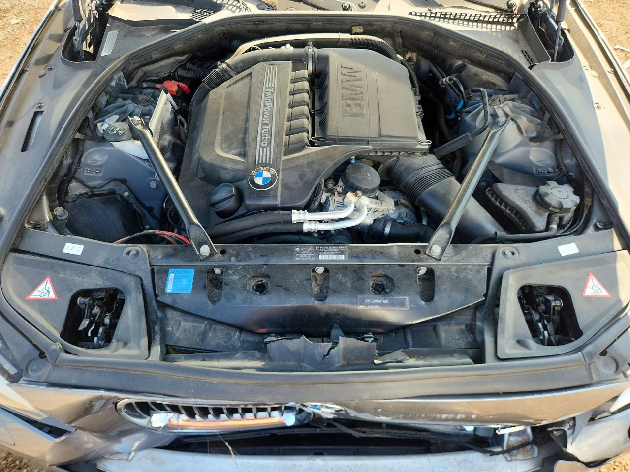 2011 Bmw 535 I Gray vin: WBAFR7C51BC601285