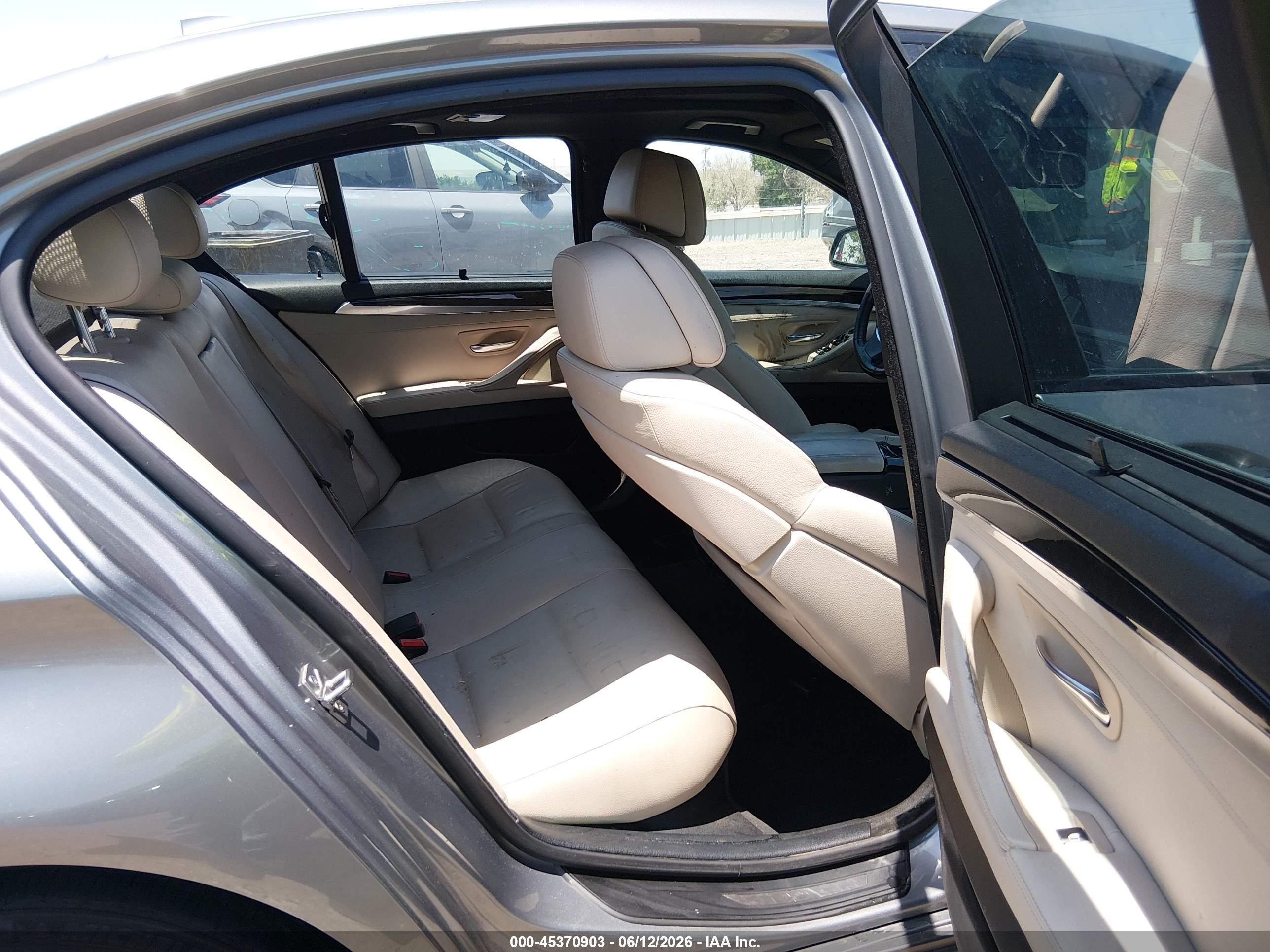 2011 Bmw 535i   Silver vin: WBAFR7C51BC606079