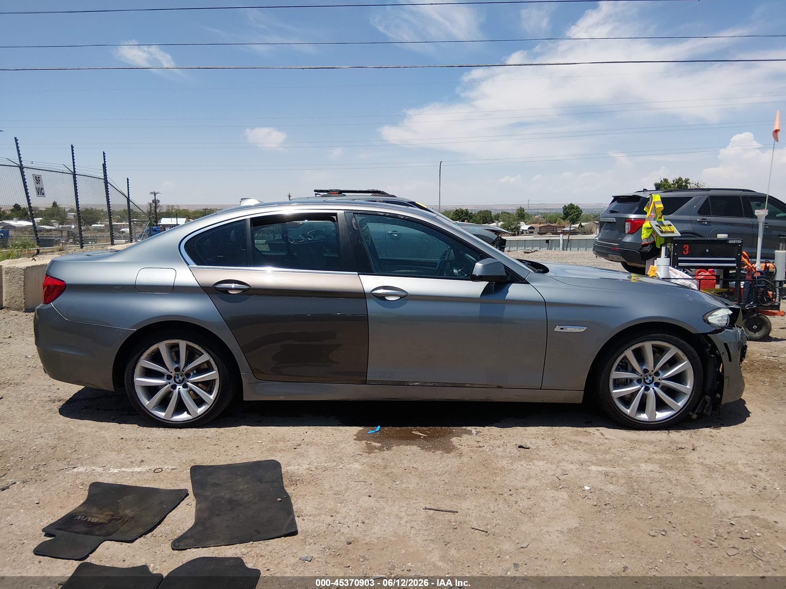 2011 Bmw 535i   Silver vin: WBAFR7C51BC606079