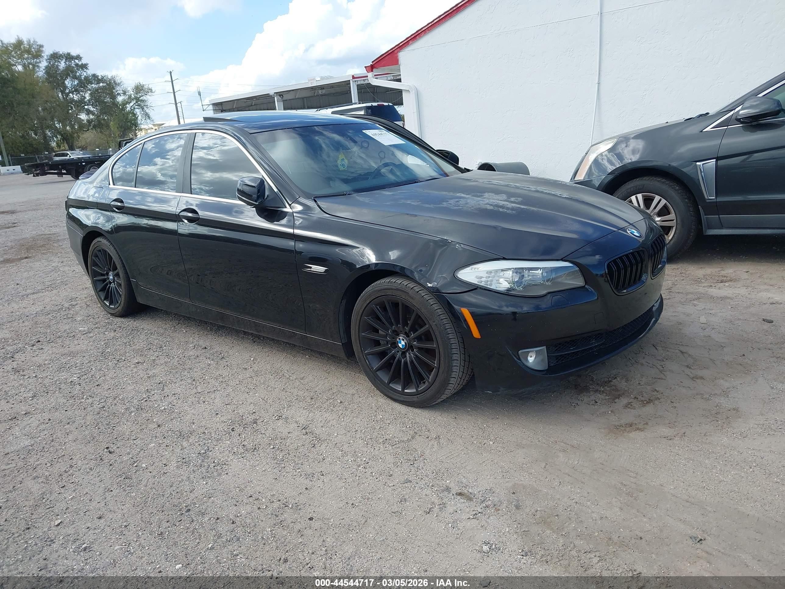 2011 Bmw 535i Black vin: WBAFR7C51BC803494