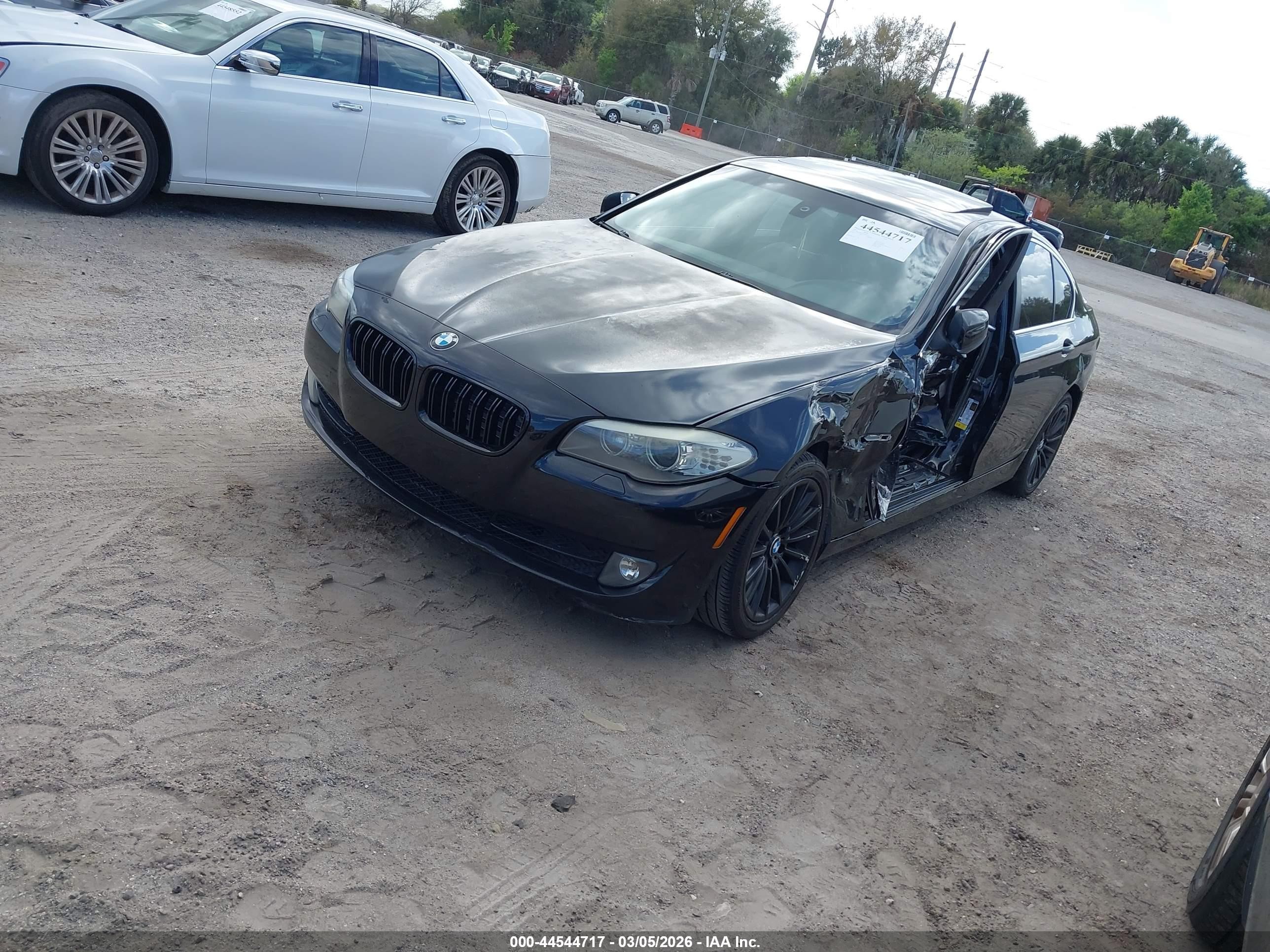 2011 Bmw 535i Black vin: WBAFR7C51BC803494