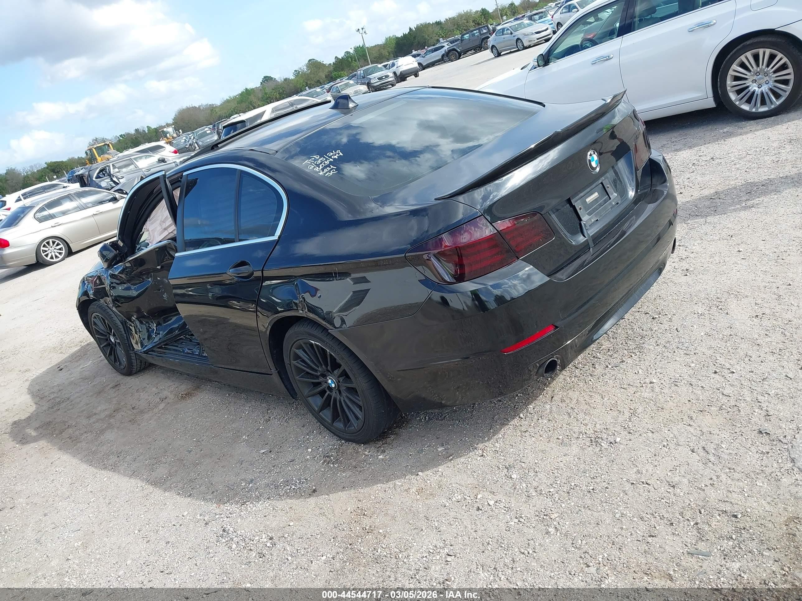 2011 Bmw 535i Black vin: WBAFR7C51BC803494