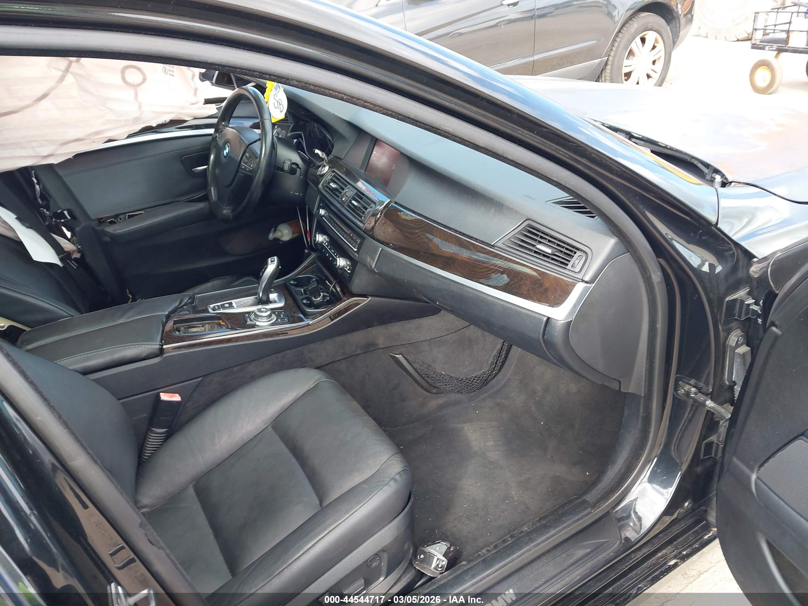 2011 Bmw 535i Black vin: WBAFR7C51BC803494