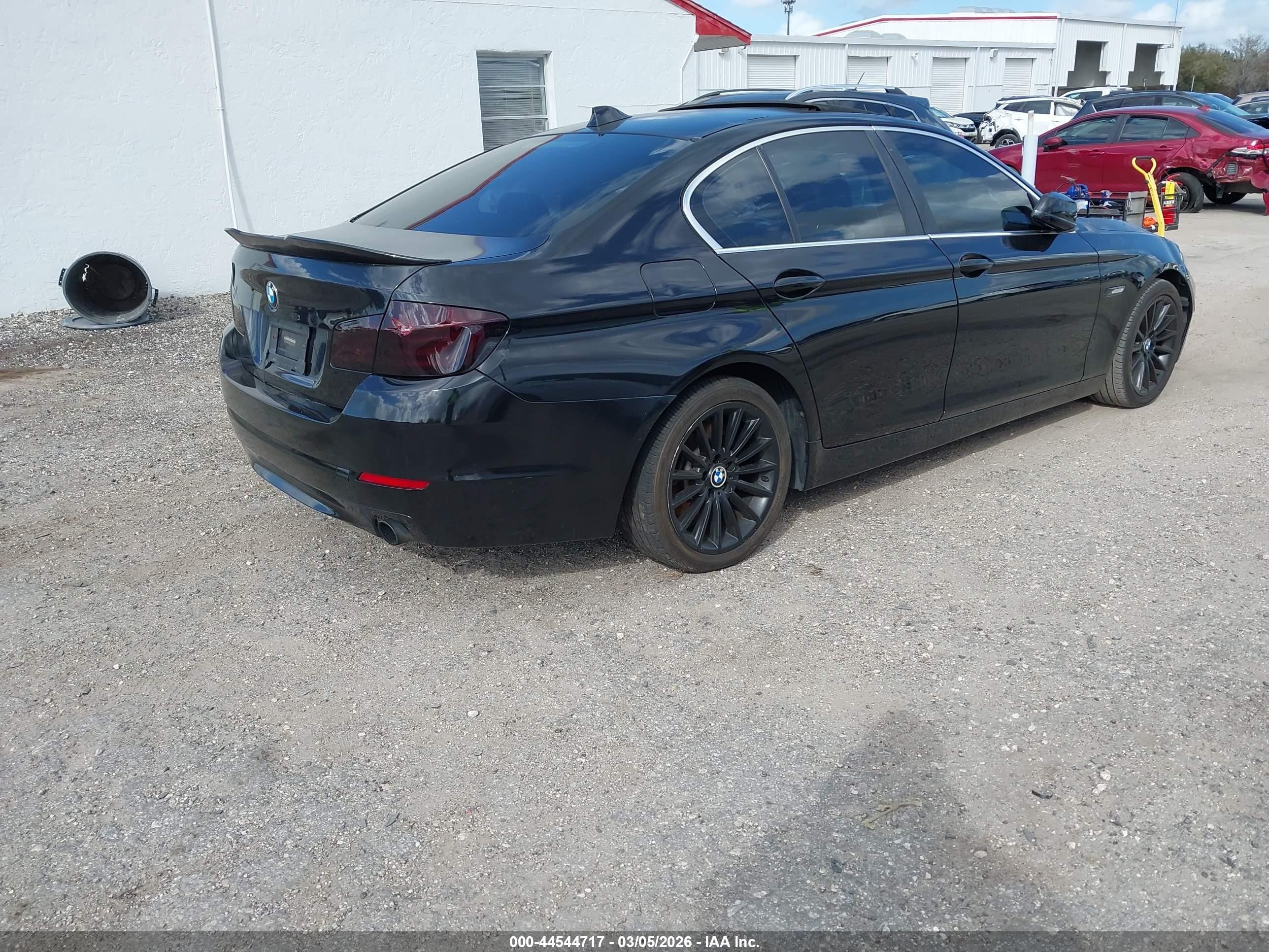2011 Bmw 535i Black vin: WBAFR7C51BC803494