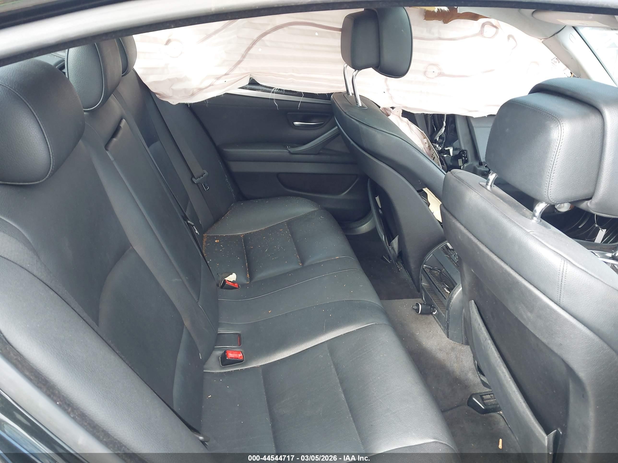 2011 Bmw 535i Black vin: WBAFR7C51BC803494