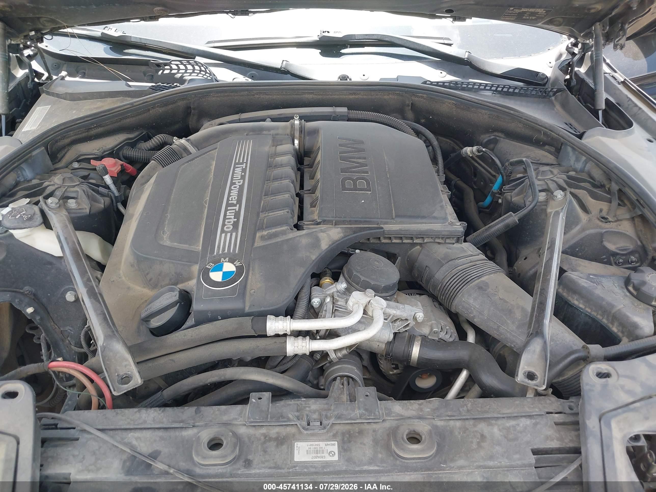 2011 Bmw 535i   Black vin: WBAFR7C51BC804337
