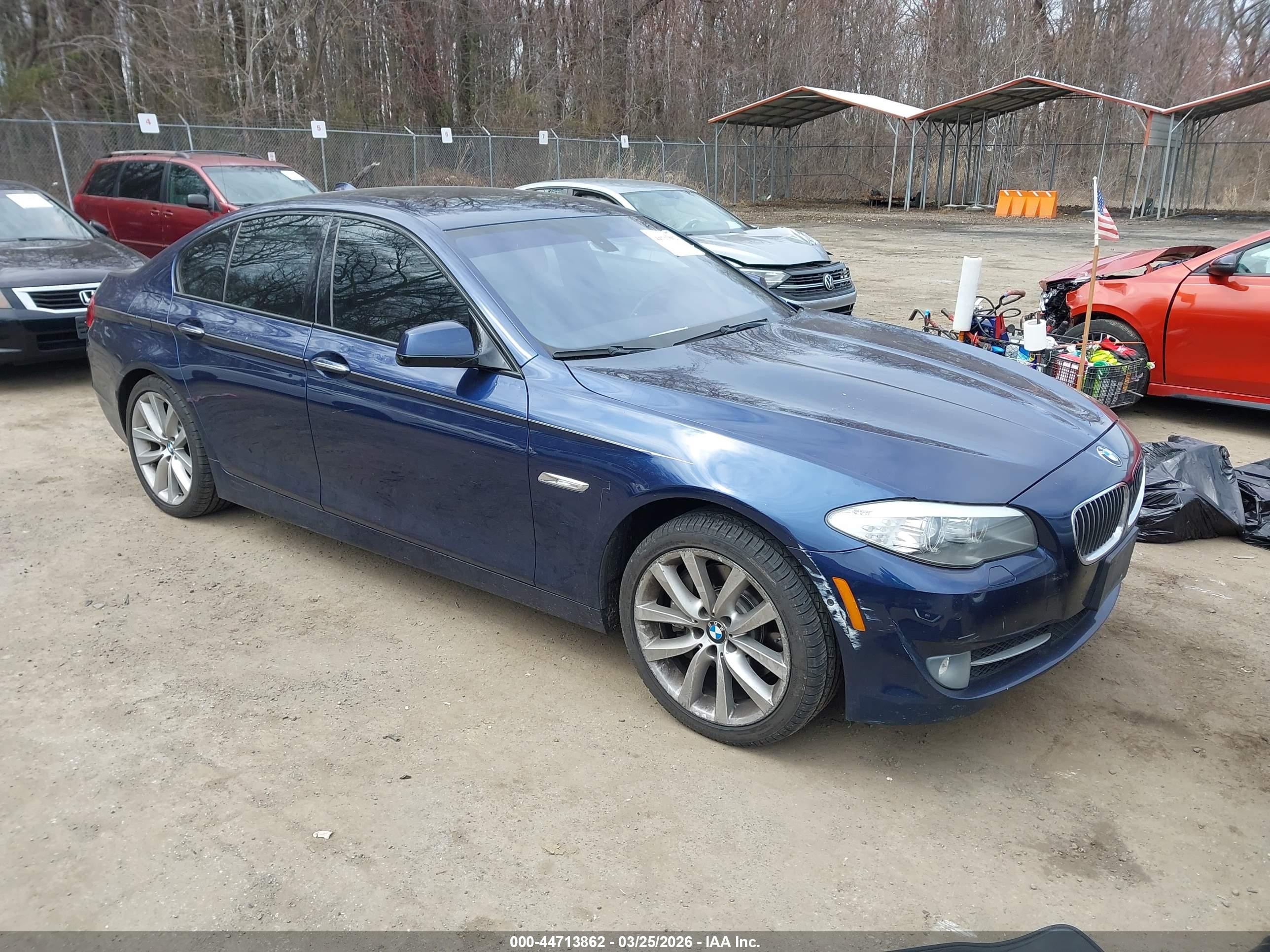 2012 Bmw 535i   Dark Blue vin: WBAFR7C51CC808373